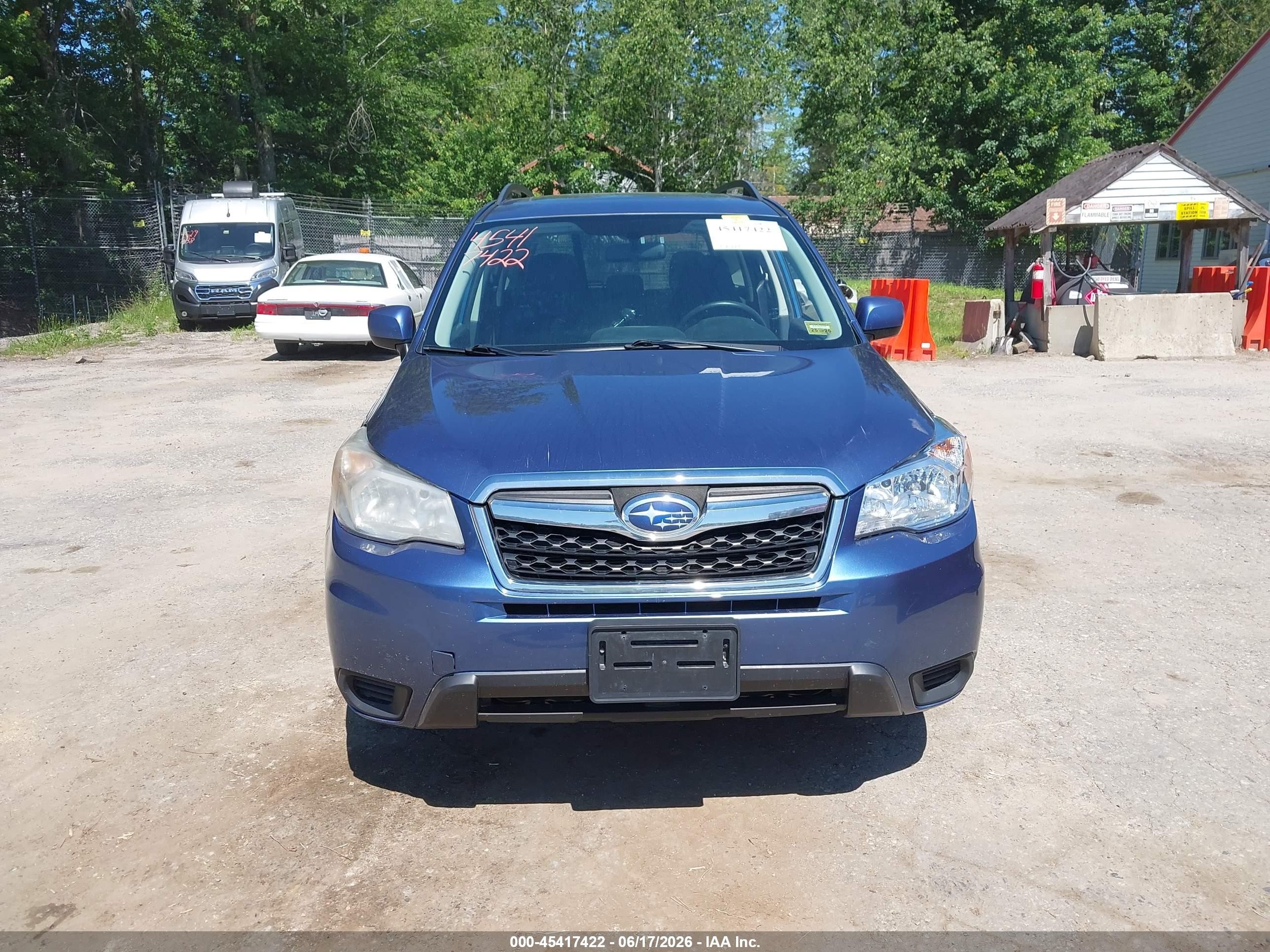 2015 Subaru Forester 2.5i Premium Blue vin: JF2SJADC9FH813784
