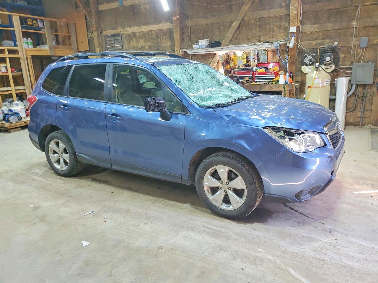 2015 Subaru Forester 2.5i Premium Blue vin: JF2SJADC9FH841794
