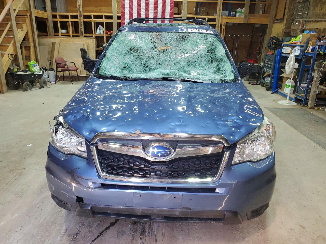 2015 Subaru Forester 2.5i Premium Blue vin: JF2SJADC9FH841794