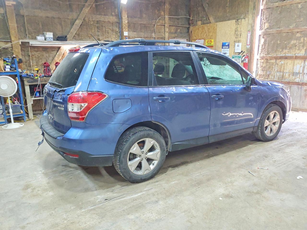 2015 Subaru Forester 2.5i Premium Blue vin: JF2SJADC9FH841794