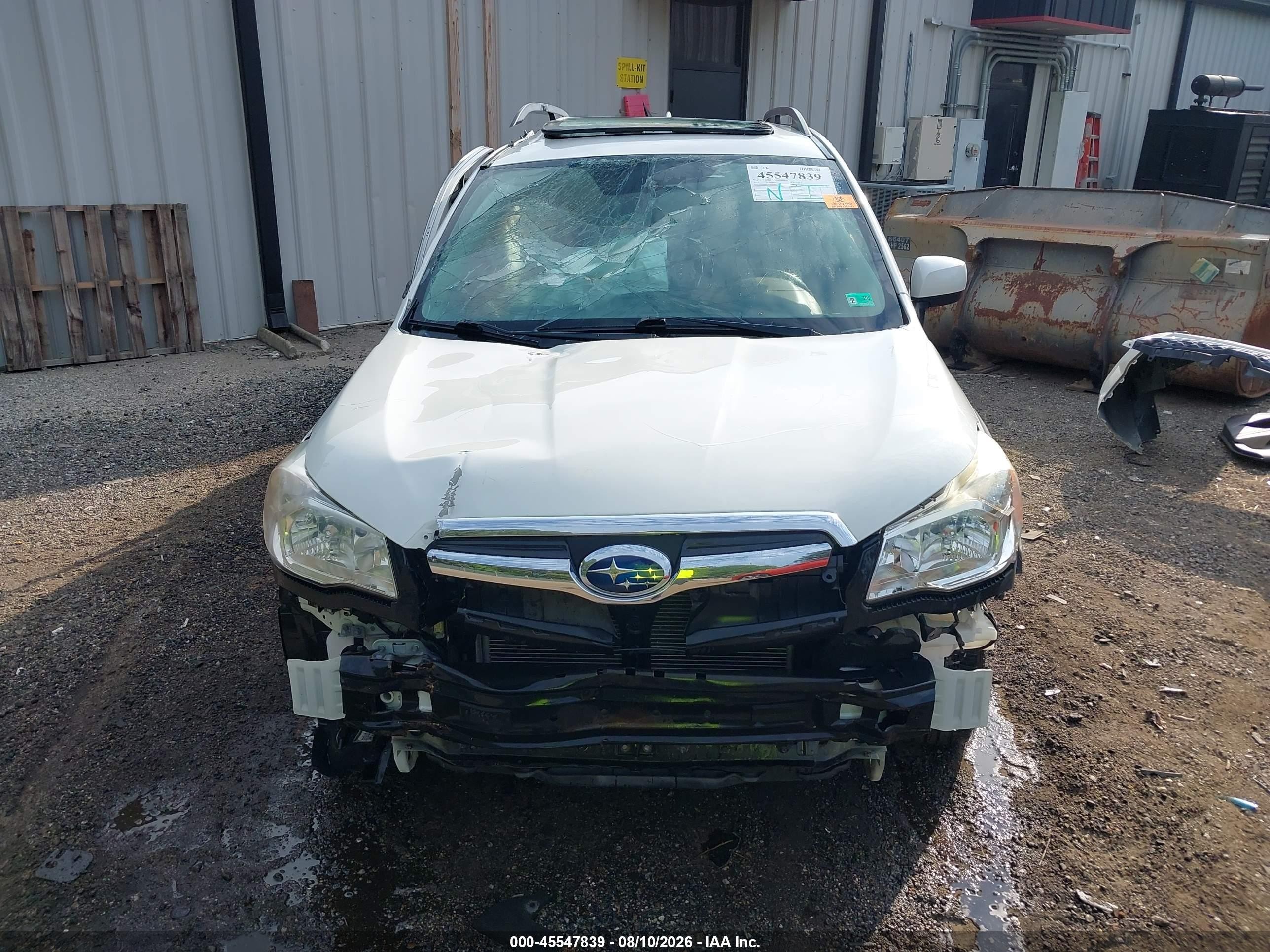 2016 Subaru Forester 2.5i Premium White vin: JF2SJADC9GH403908