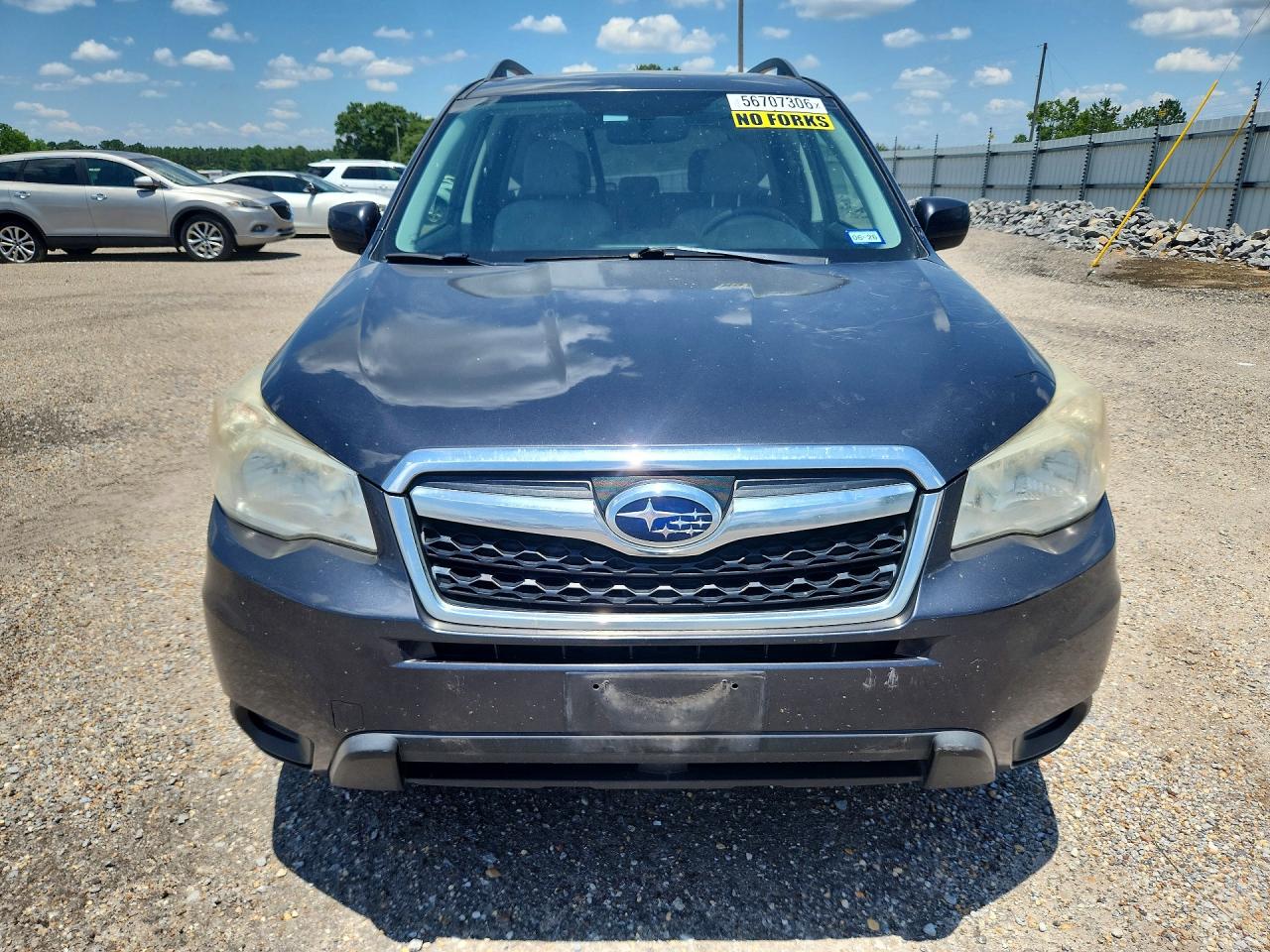 2014 Subaru Forester 2.5i Premium Gray vin: JF2SJADCXEH439314