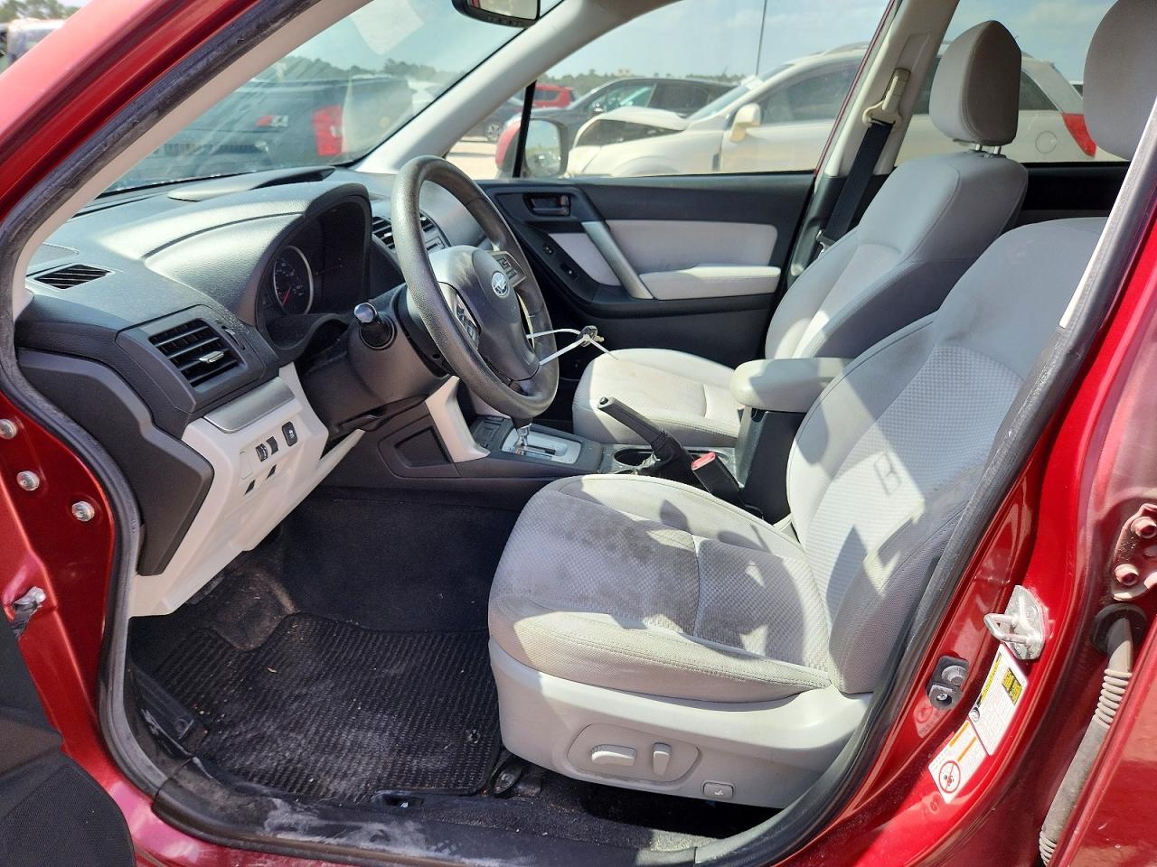 2015 Subaru Forester 2.5i Premium Red vin: JF2SJADCXFH403849