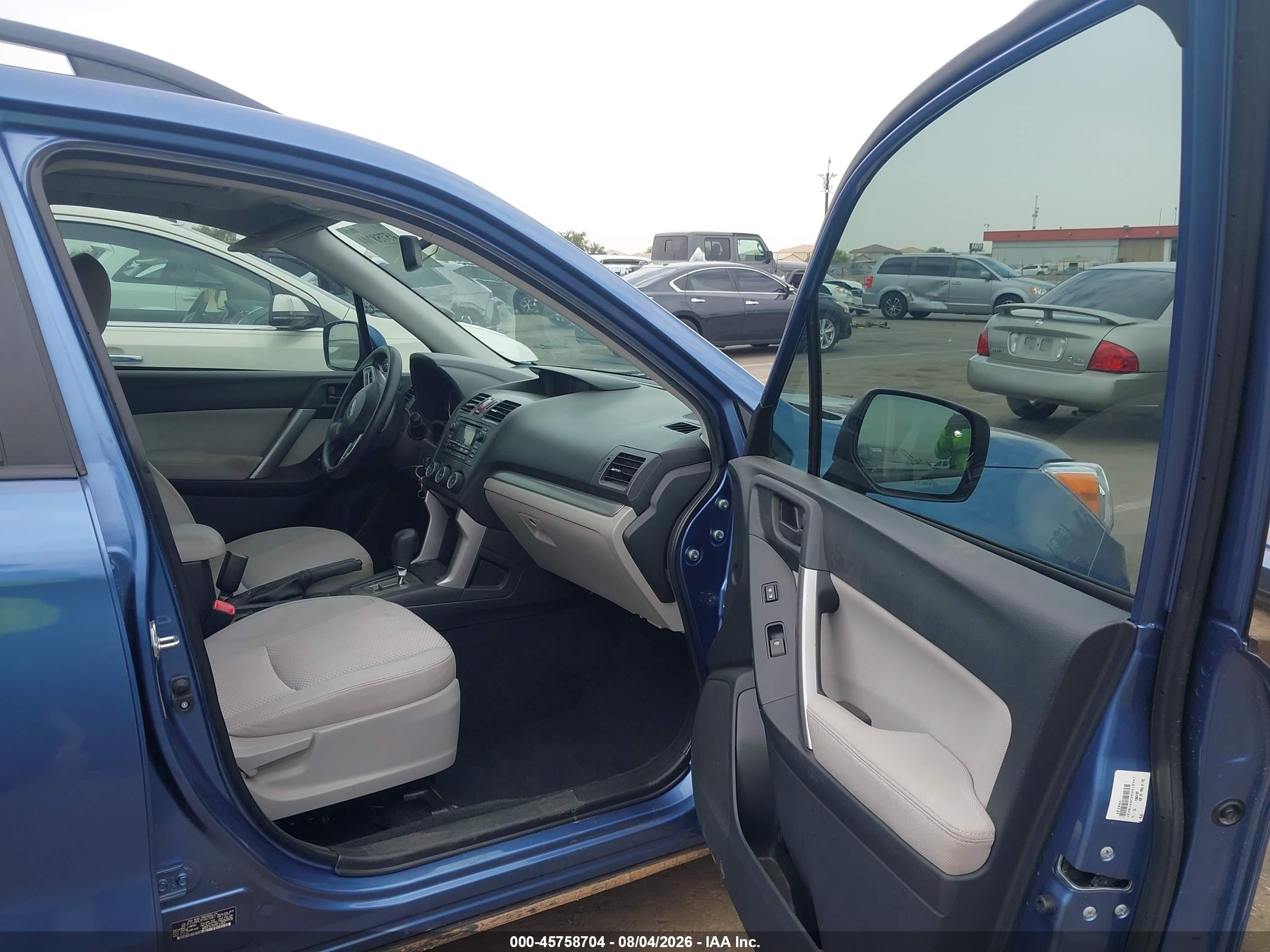 2015 Subaru Forester 2.5i Premium Blue vin: JF2SJADCXFH415967