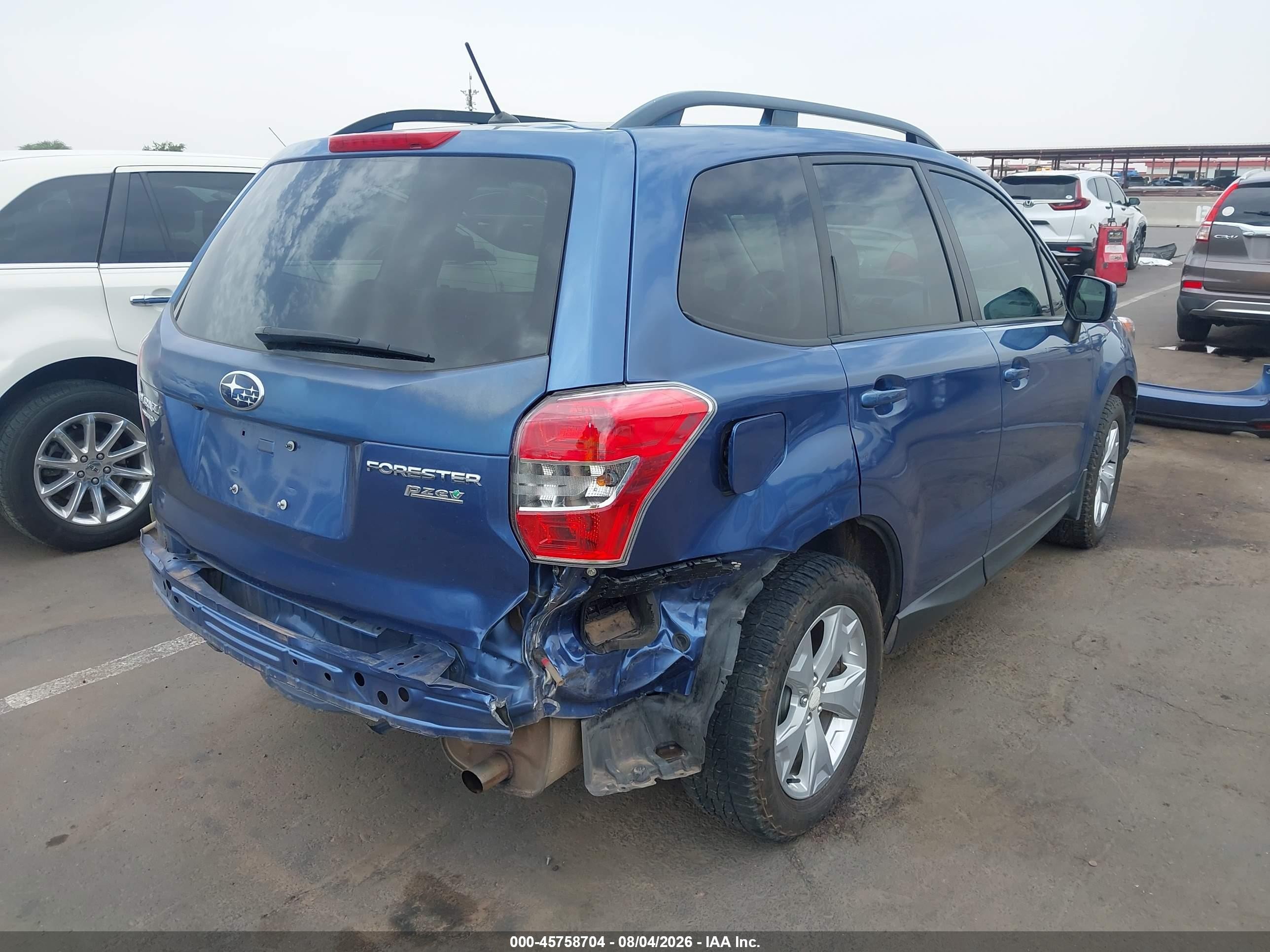 2015 Subaru Forester 2.5i Premium Blue vin: JF2SJADCXFH415967