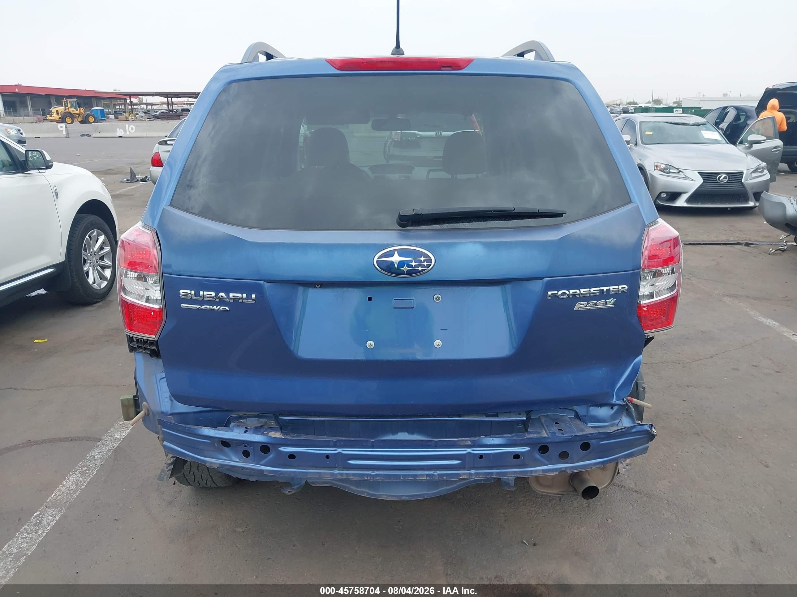 2015 Subaru Forester 2.5i Premium Blue vin: JF2SJADCXFH415967
