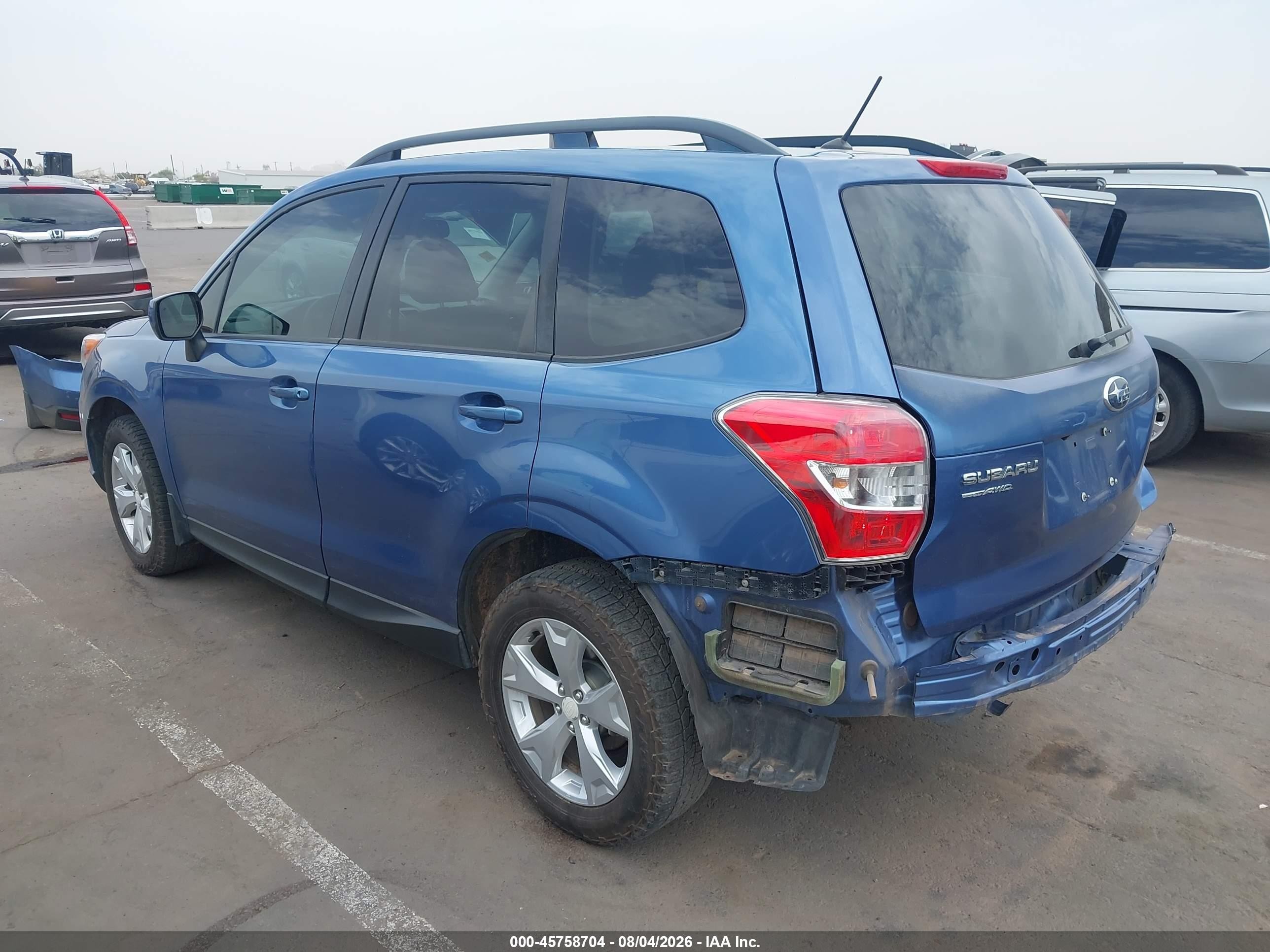 2015 Subaru Forester 2.5i Premium Blue vin: JF2SJADCXFH415967