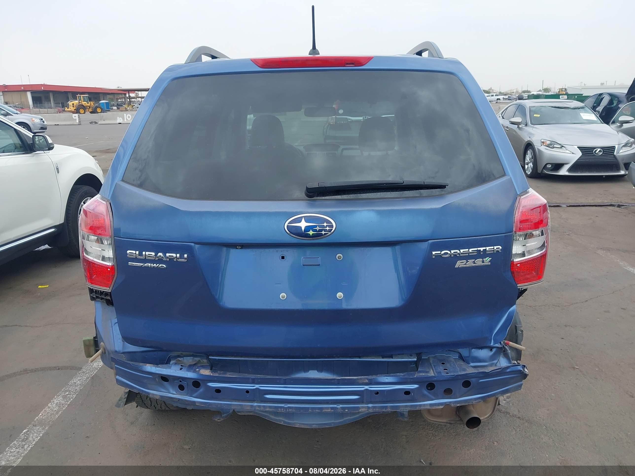 2015 Subaru Forester 2.5i Premium Blue vin: JF2SJADCXFH415967
