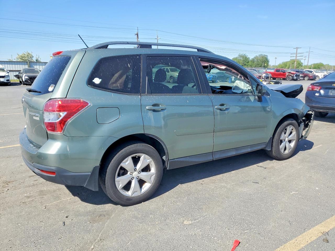 2015 Subaru Forester 2.5i Premium Green vin: JF2SJADCXFH493035