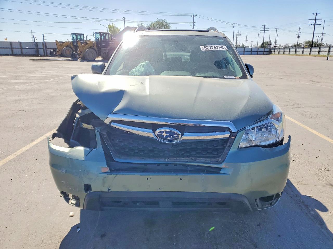 2015 Subaru Forester 2.5i Premium Green vin: JF2SJADCXFH493035