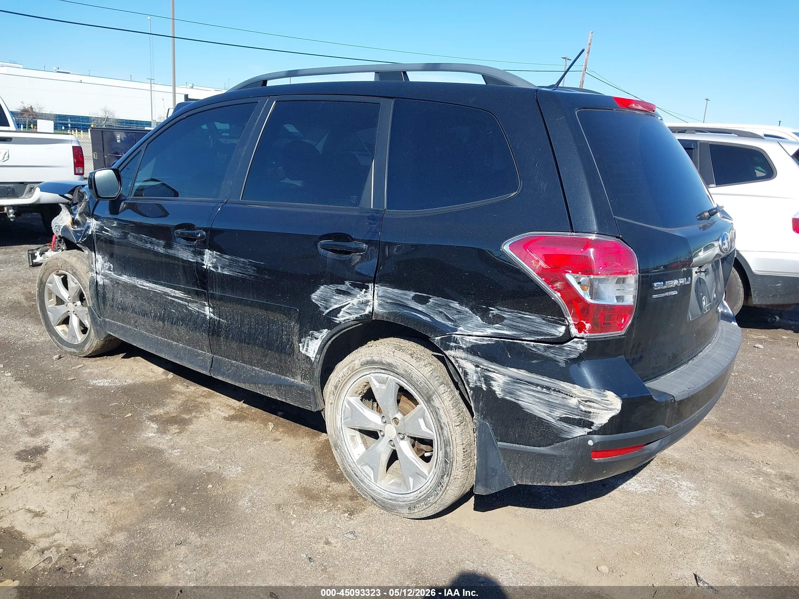 2015 Subaru Forester 2.5i Premium Black vin: JF2SJADCXFH507323