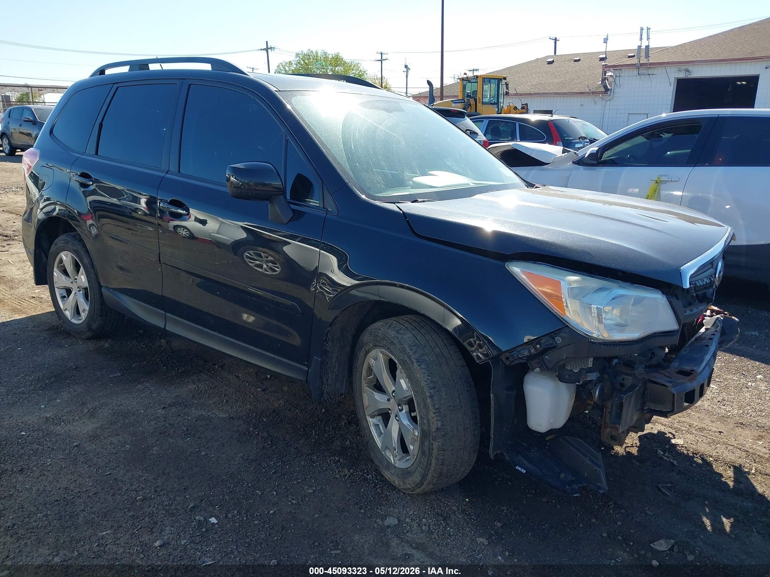 2015 Subaru Forester 2.5i Premium Black vin: JF2SJADCXFH507323