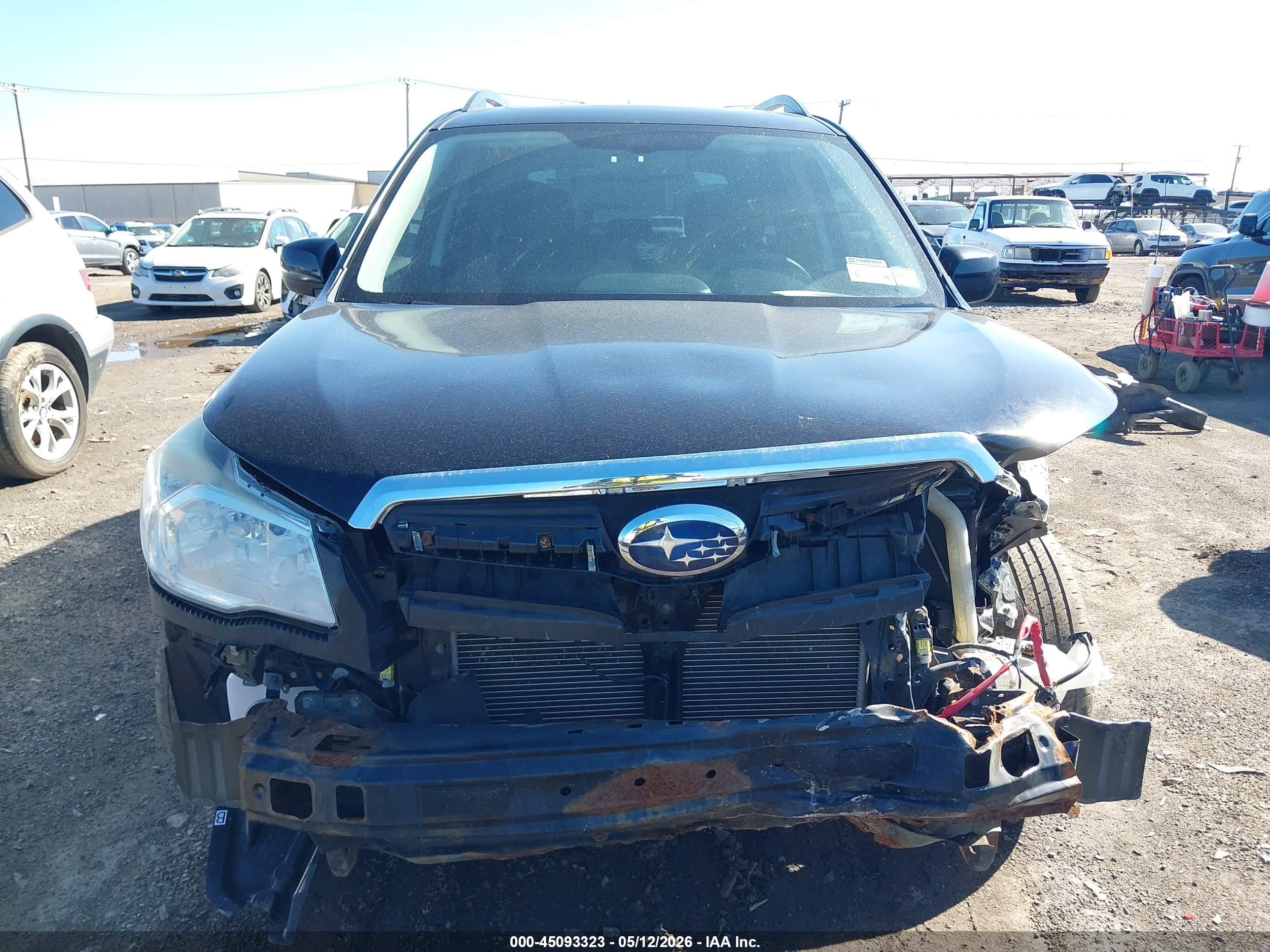 2015 Subaru Forester 2.5i Premium Black vin: JF2SJADCXFH507323