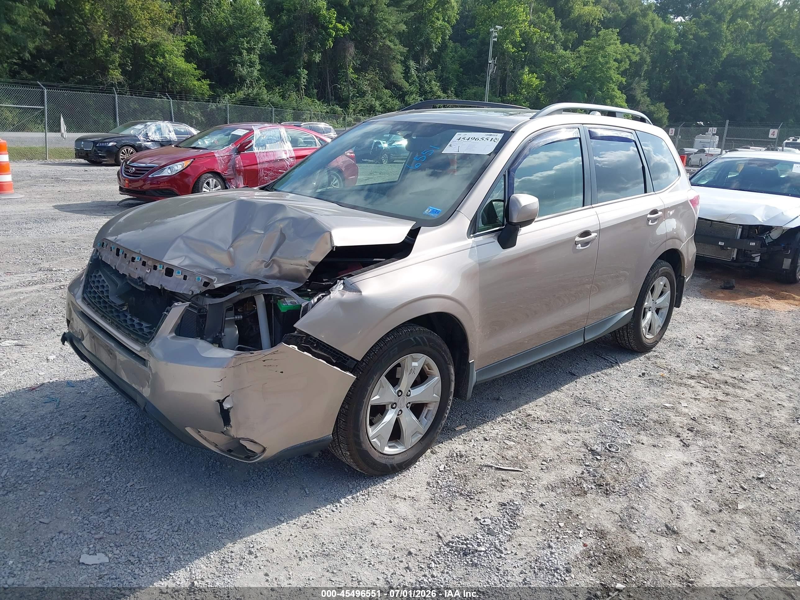 2015 Subaru Forester 2.5i Premium Gold vin: JF2SJADCXFH510559