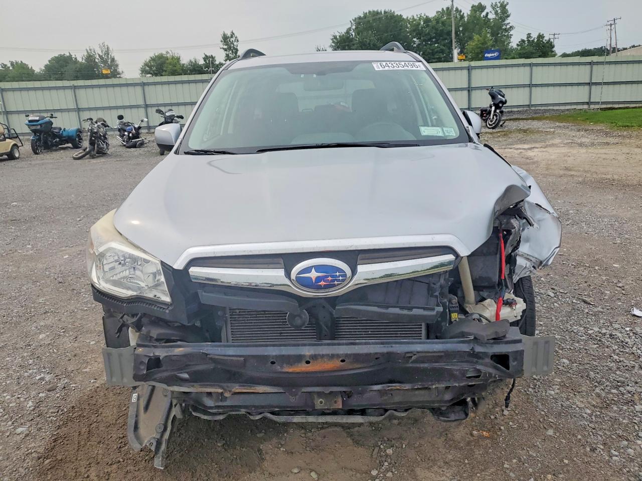 2015 Subaru Forester 2.5i Premium Silver vin: JF2SJADCXFH526194