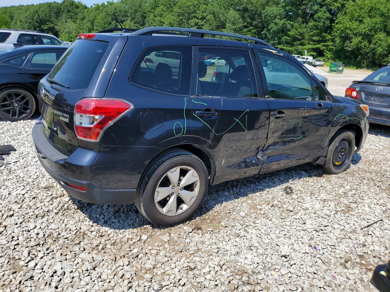2015 Subaru Forester 2.5i Premium Gray vin: JF2SJADCXFH538393