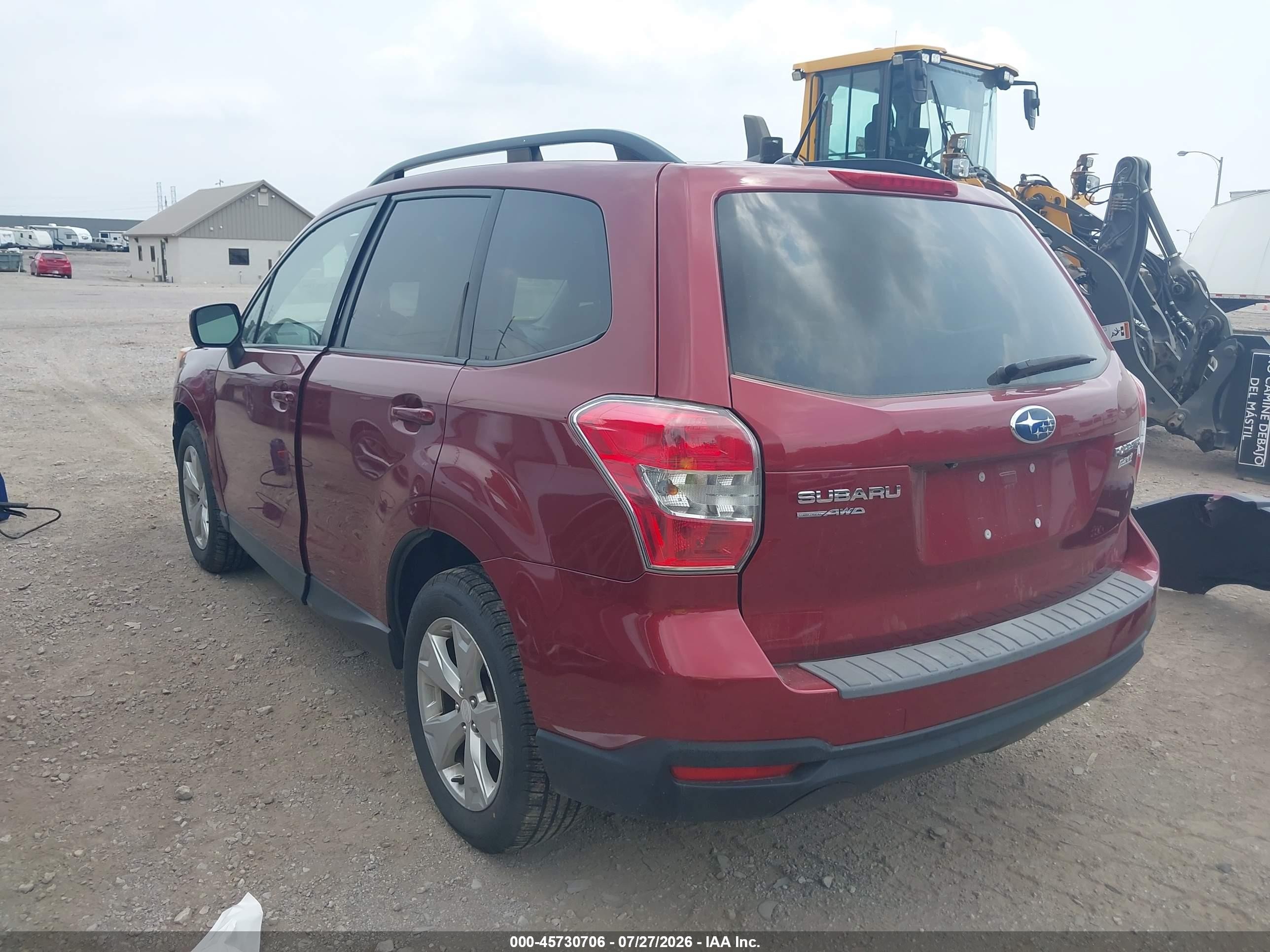2015 Subaru Forester 2.5i Premium Maroon vin: JF2SJADCXFH556750