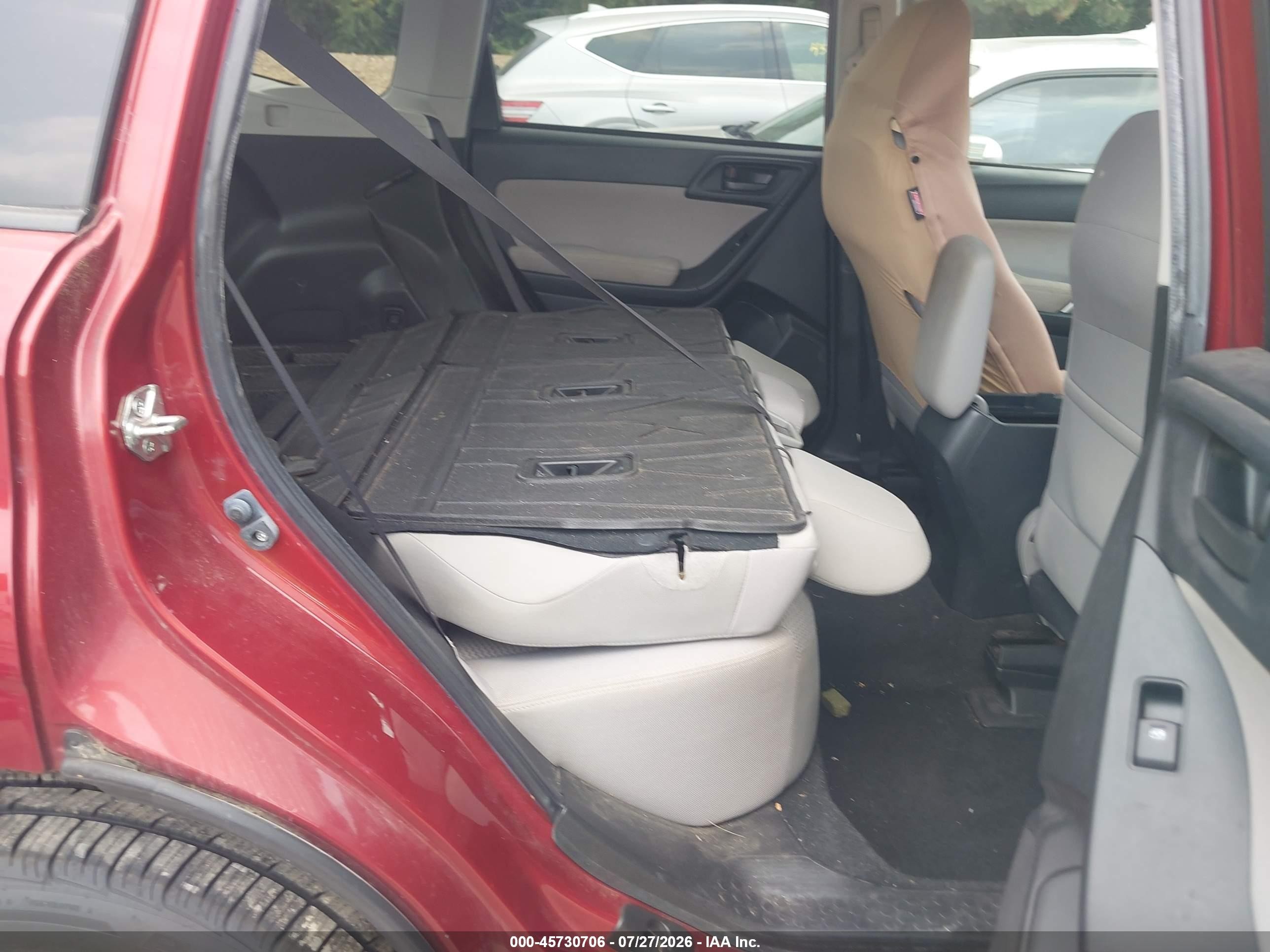 2015 Subaru Forester 2.5i Premium Maroon vin: JF2SJADCXFH556750