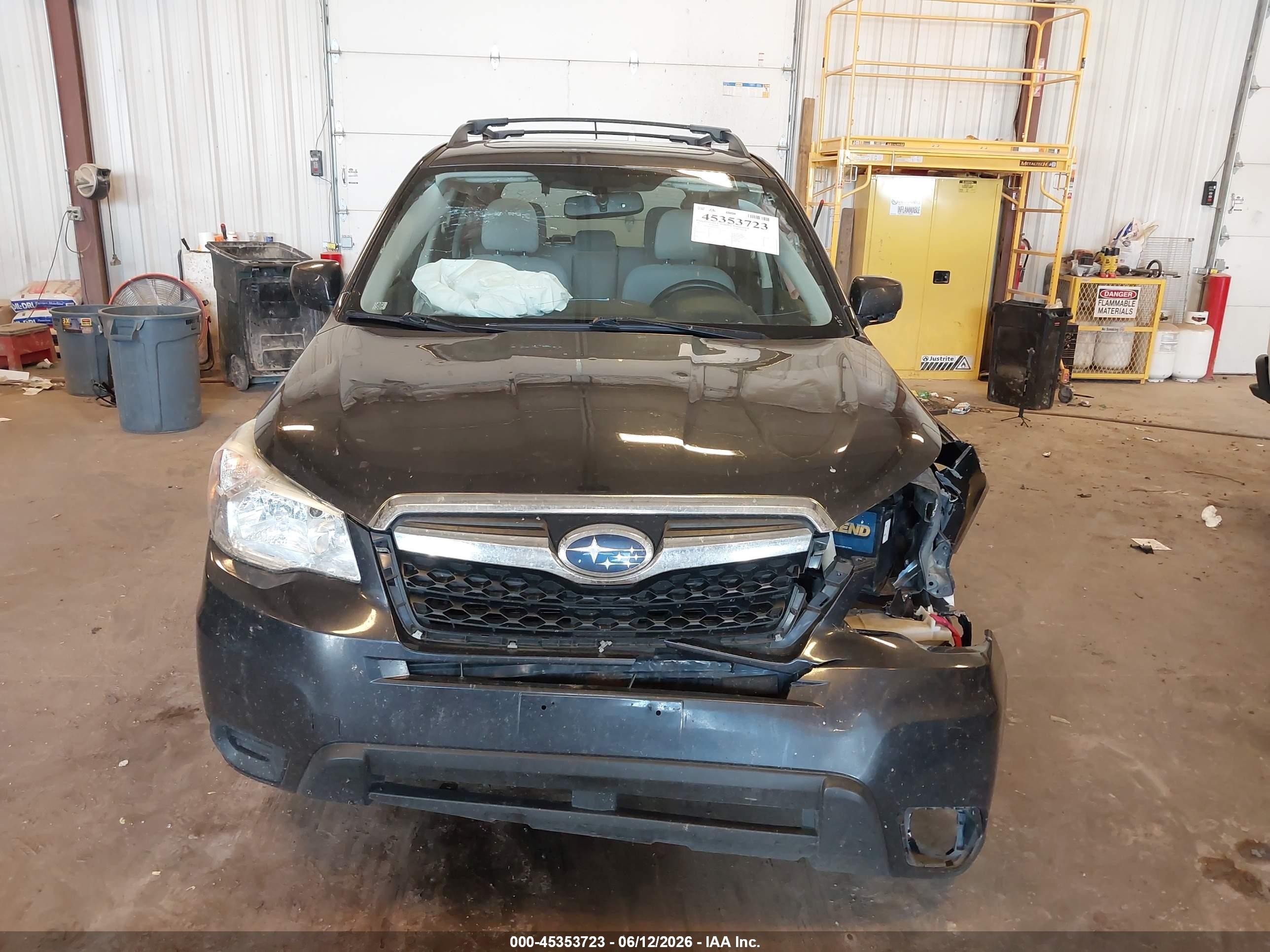 2015 Subaru Forester 2.5i Premium Black vin: JF2SJADCXFH592566