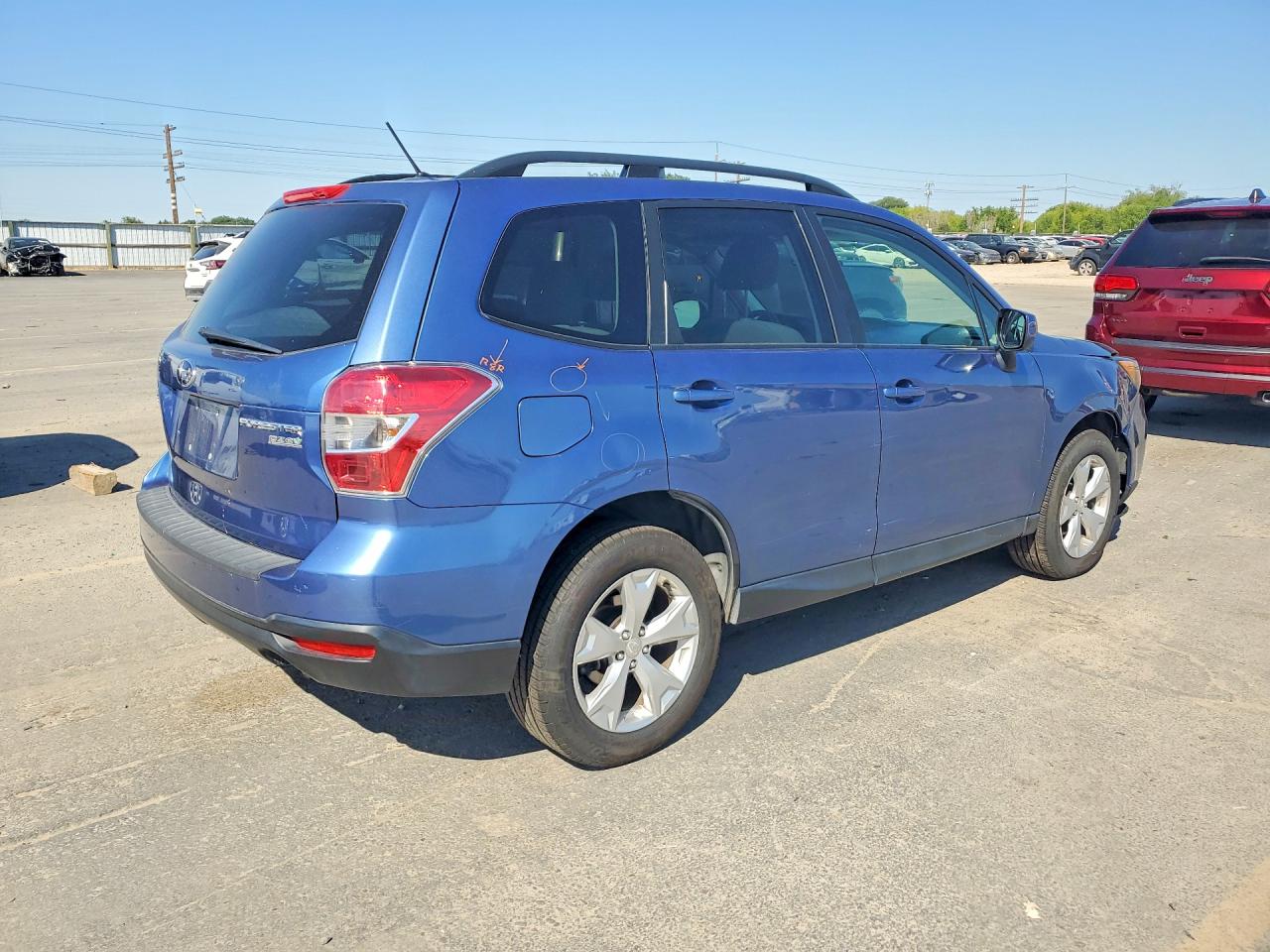 2015 Subaru Forester 2.5i Premium Blue vin: JF2SJADCXFH819884