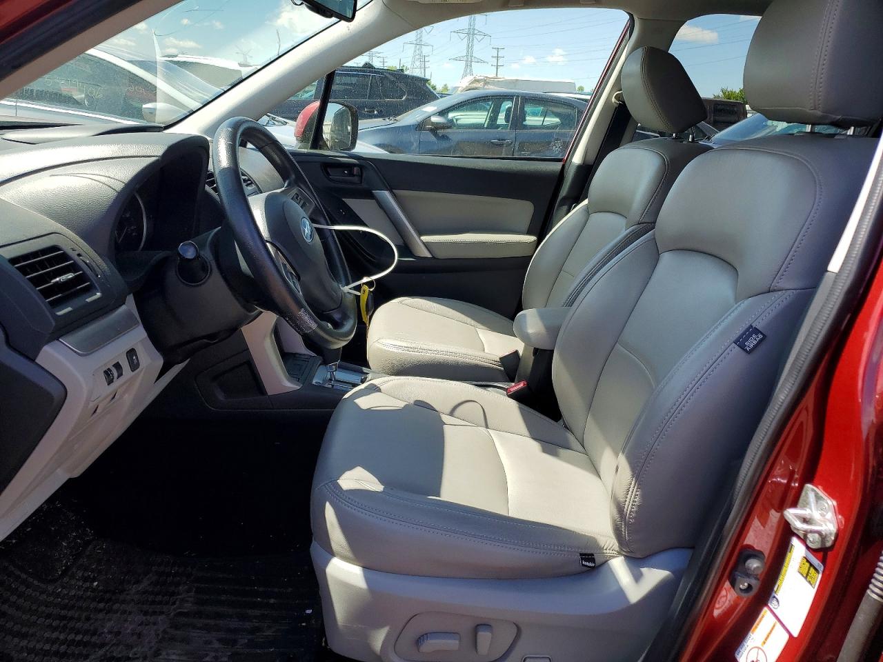 2015 Subaru Forester 2.5i Premium Red vin: JF2SJADCXFH827645