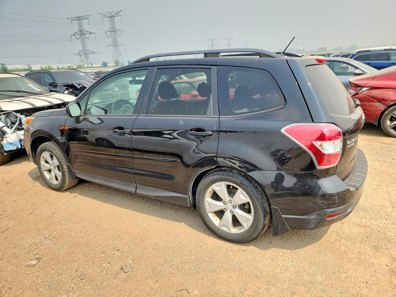 2015 Subaru Forester 2.5i Premium Black vin: JF2SJADCXFH831422