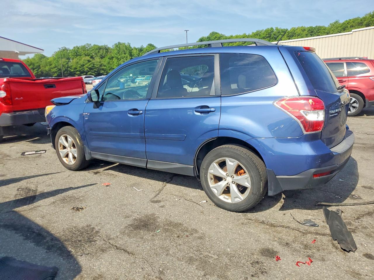 2014 Subaru Forester 2.5i Premium Blue vin: JF2SJAEC0EH423542