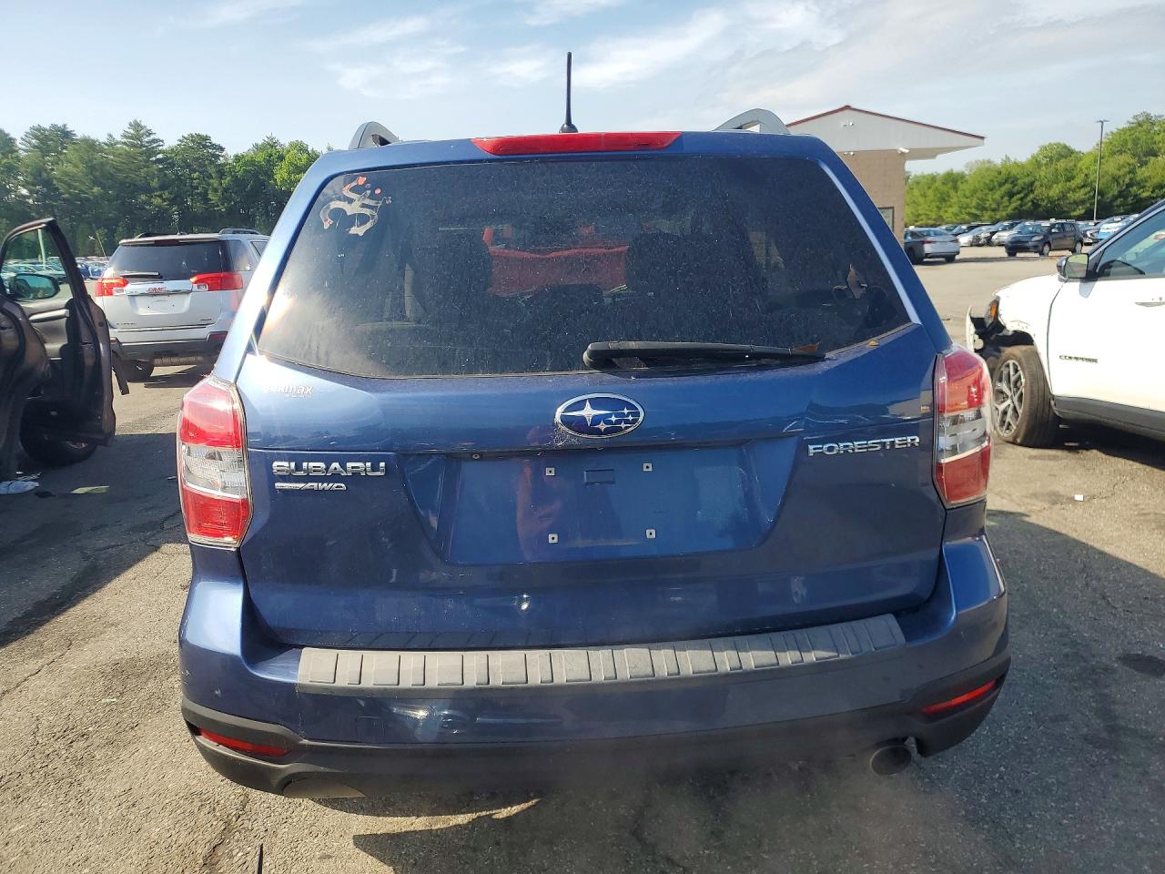 2014 Subaru Forester 2.5i Premium Blue vin: JF2SJAEC0EH423542