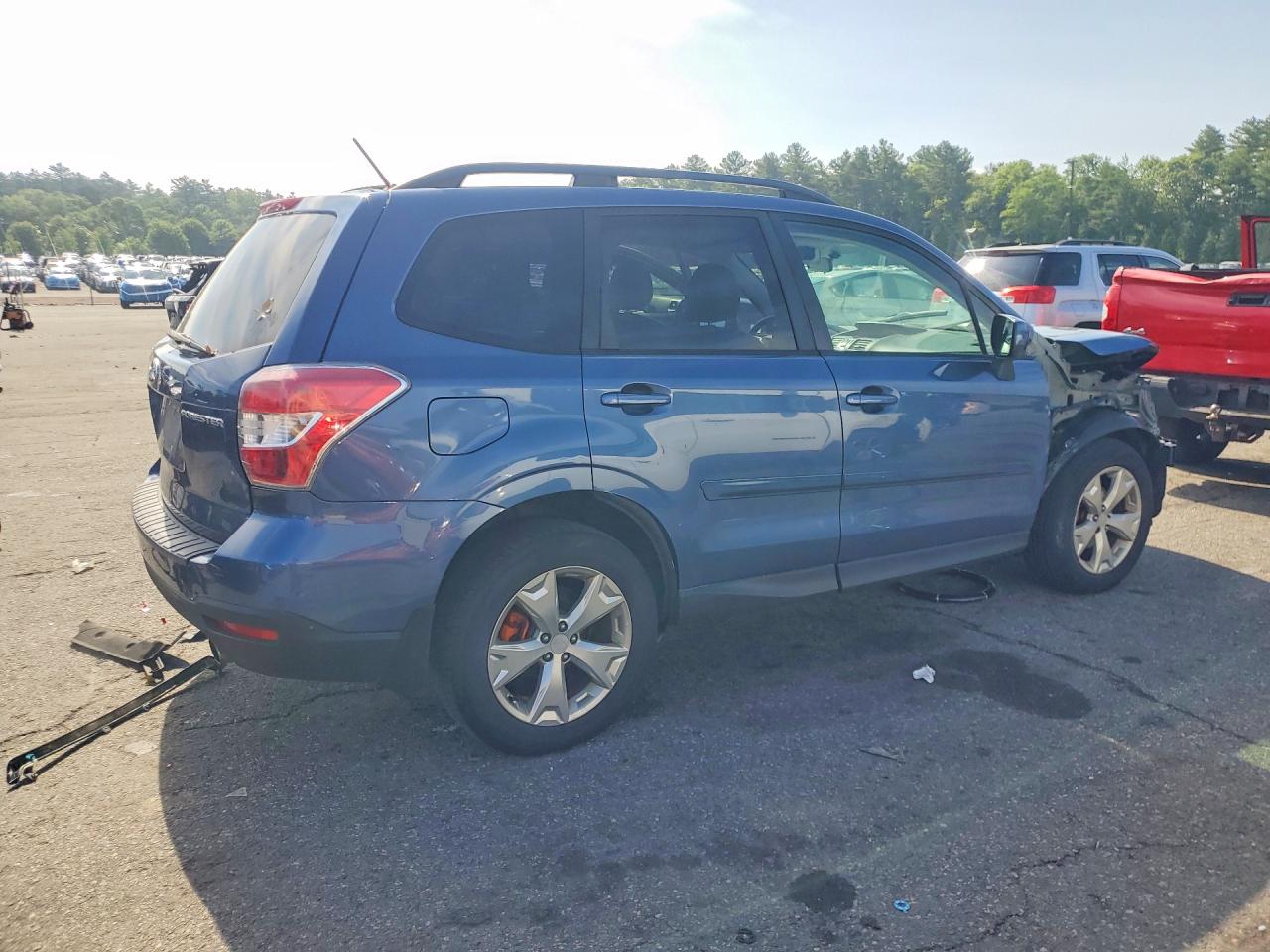 2014 Subaru Forester 2.5i Premium Blue vin: JF2SJAEC0EH423542