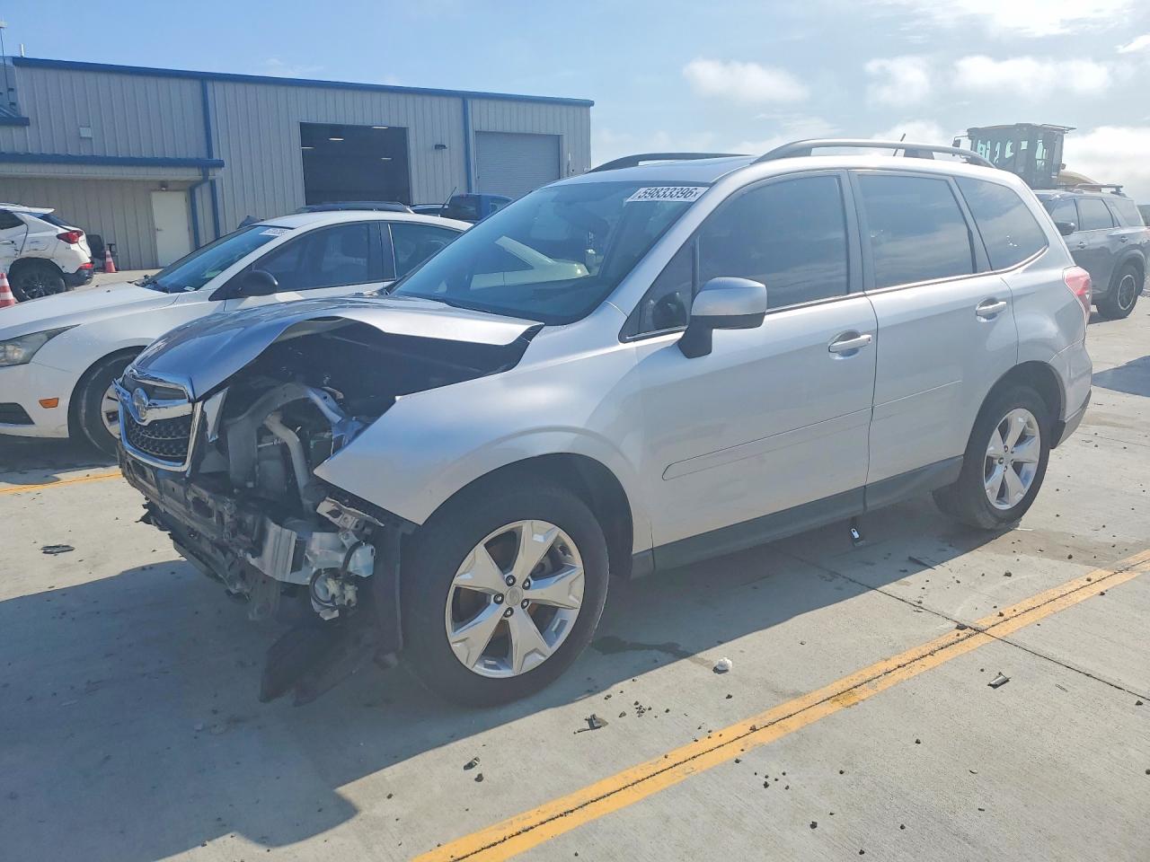 2014 Subaru Forester 2.5i Premium Серебряный vin: JF2SJAEC0EH428708