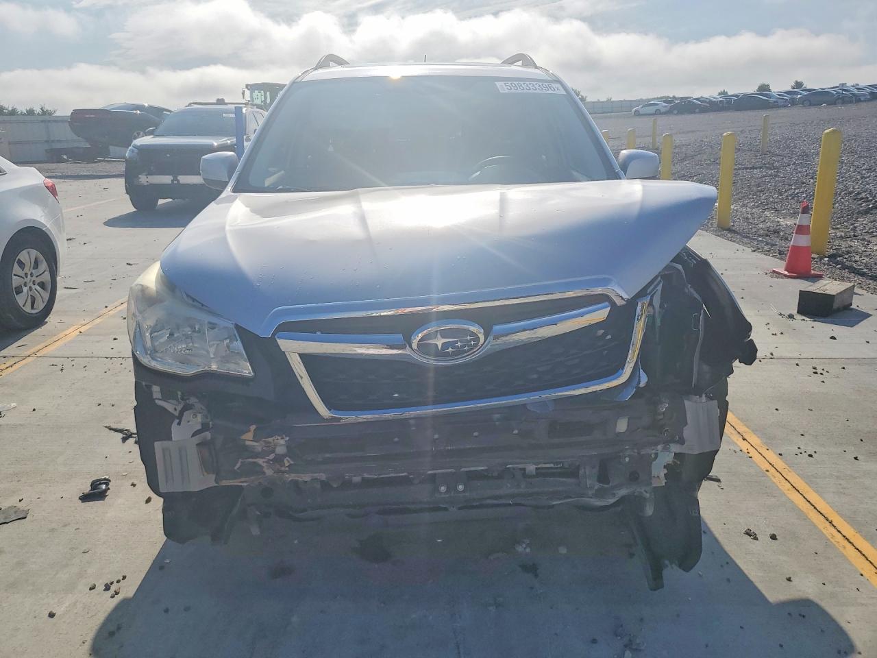 2014 Subaru Forester 2.5i Premium Silver vin: JF2SJAEC0EH428708