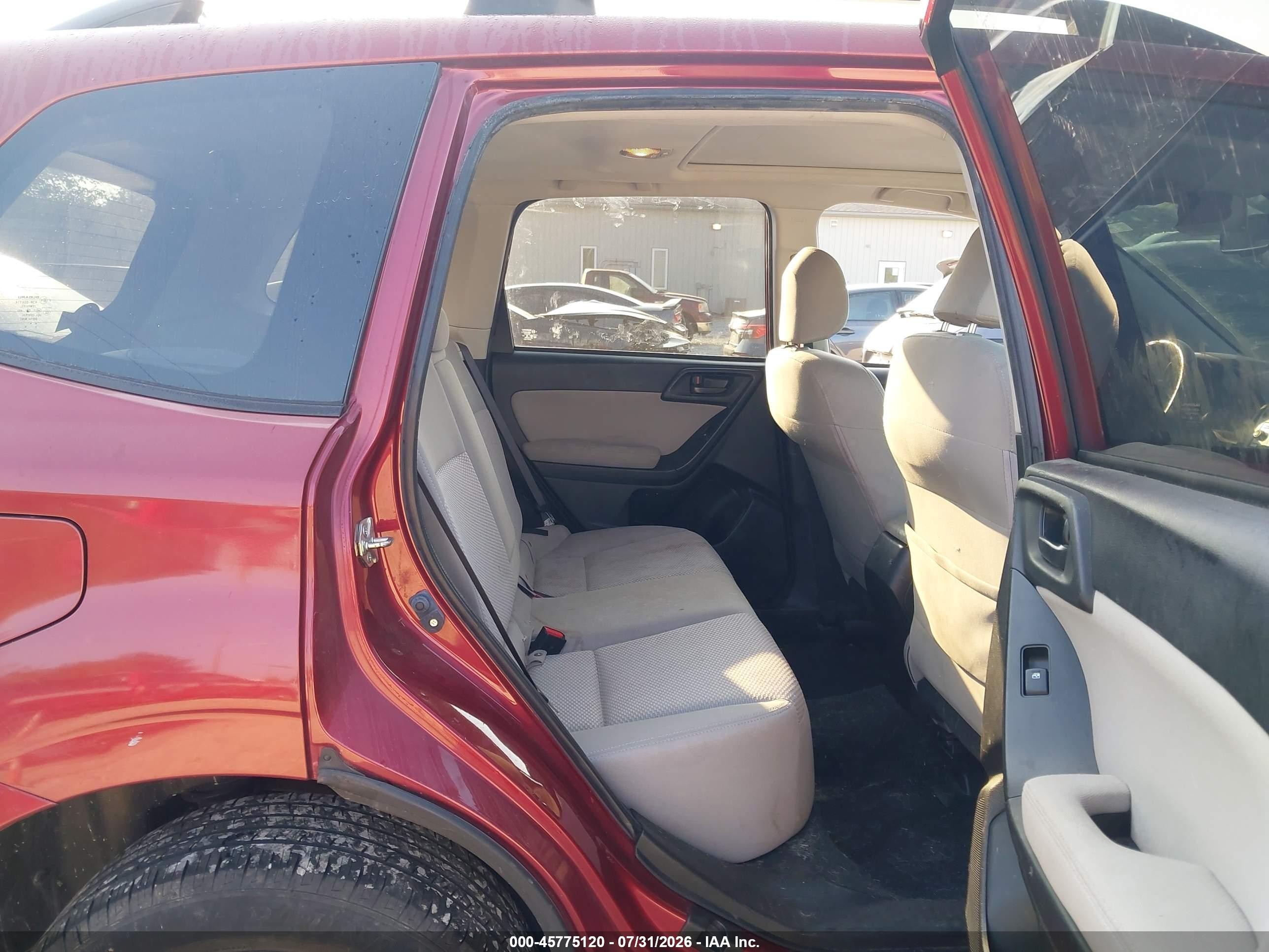 2014 Subaru Forester 2.5i Premium Темно-бордовый vin: JF2SJAEC0EH455620