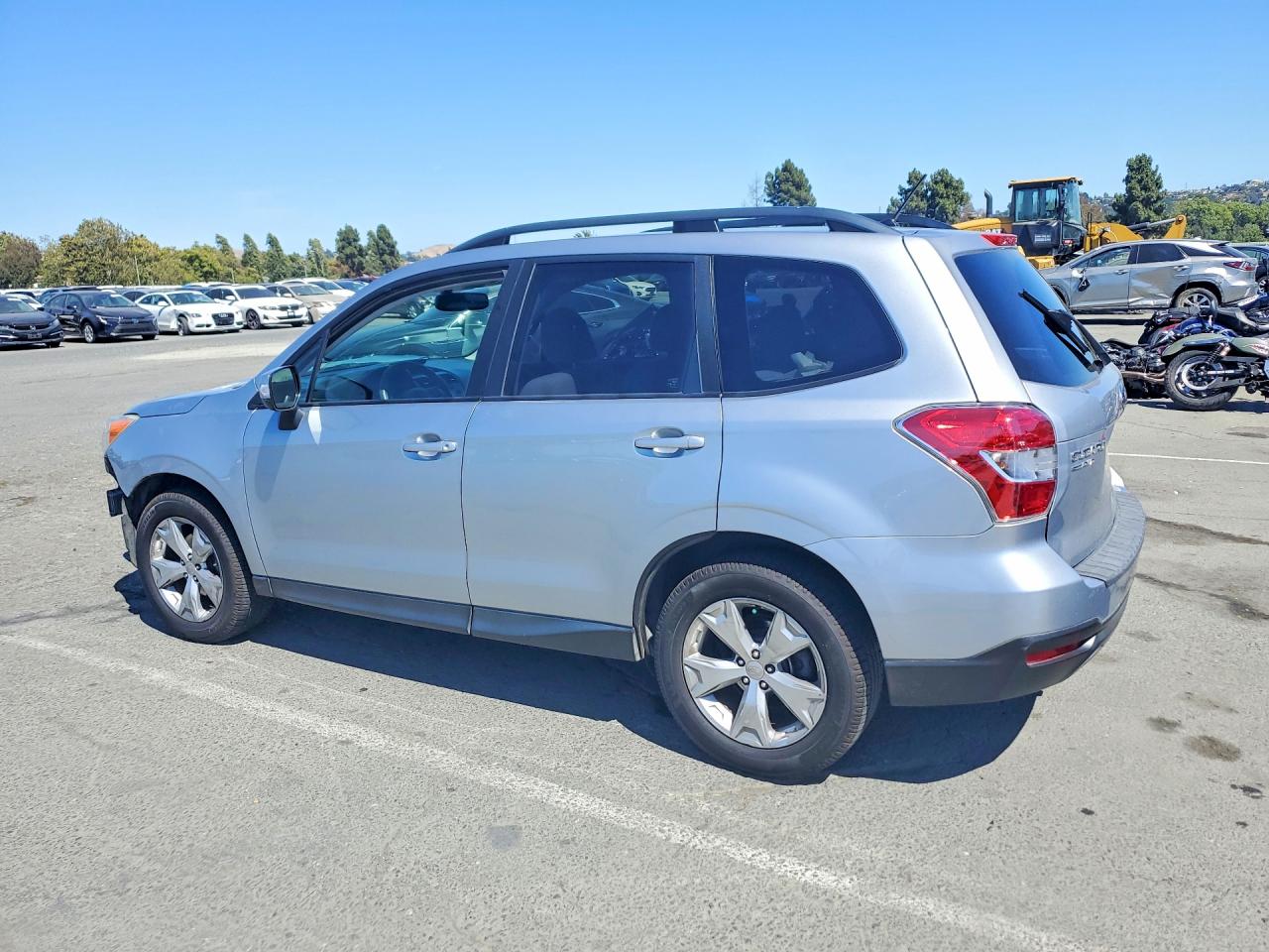 2014 Subaru Forester 2.5i Premium Silver vin: JF2SJAEC0EH460865