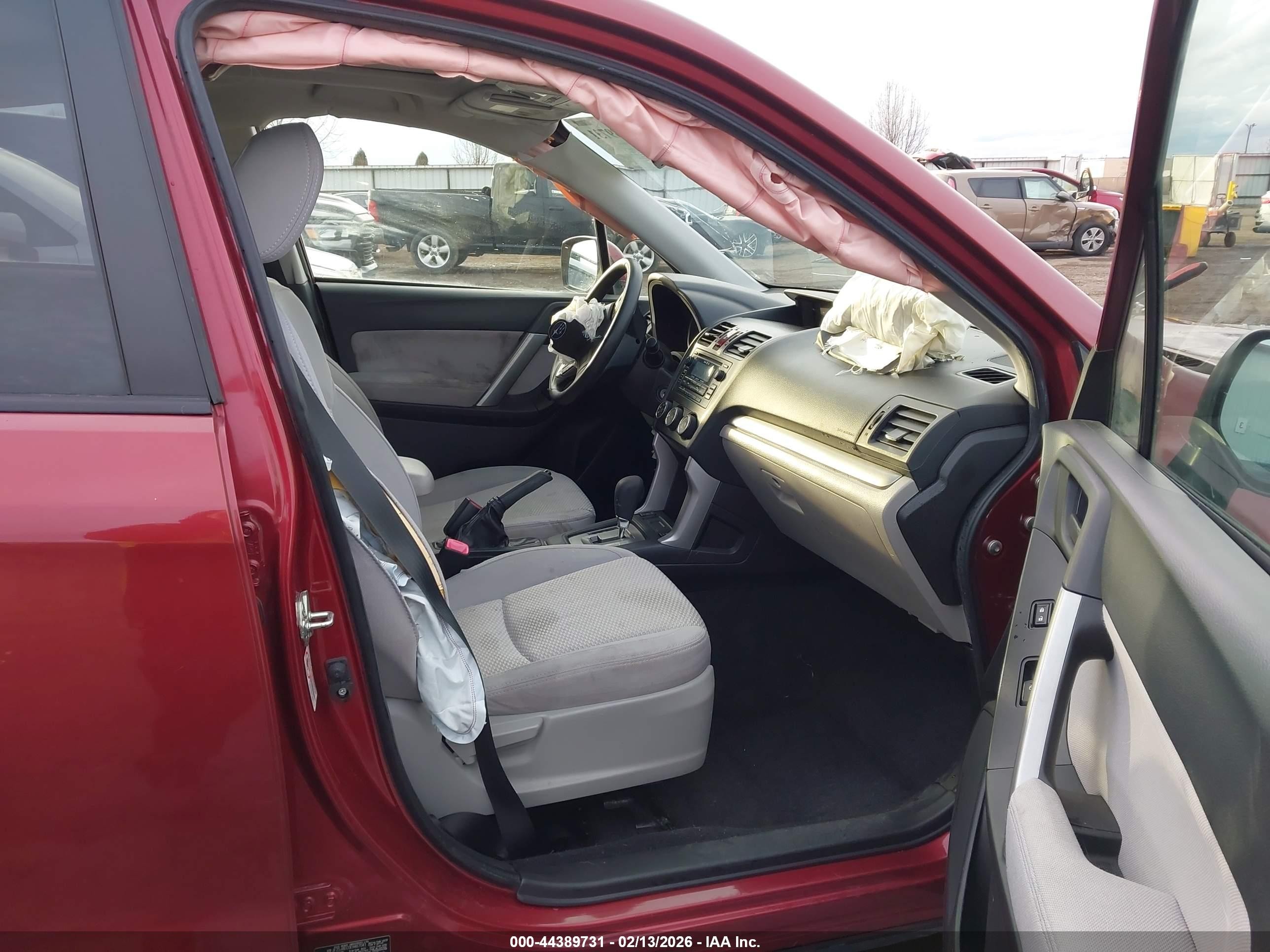 2014 Subaru Forester 2.5i Premium Red vin: JF2SJAEC0EH467041
