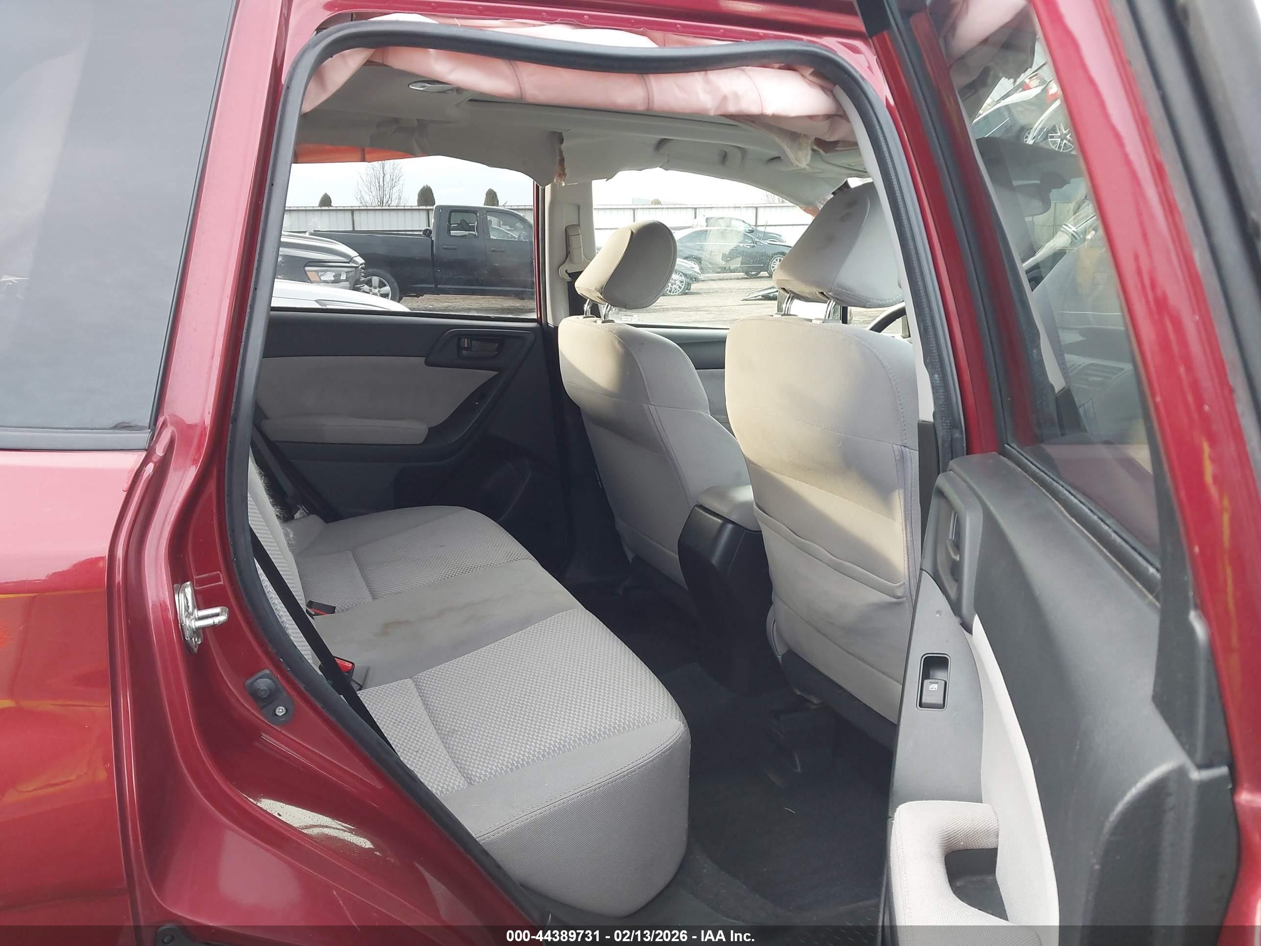 2014 Subaru Forester 2.5i Premium Red vin: JF2SJAEC0EH467041