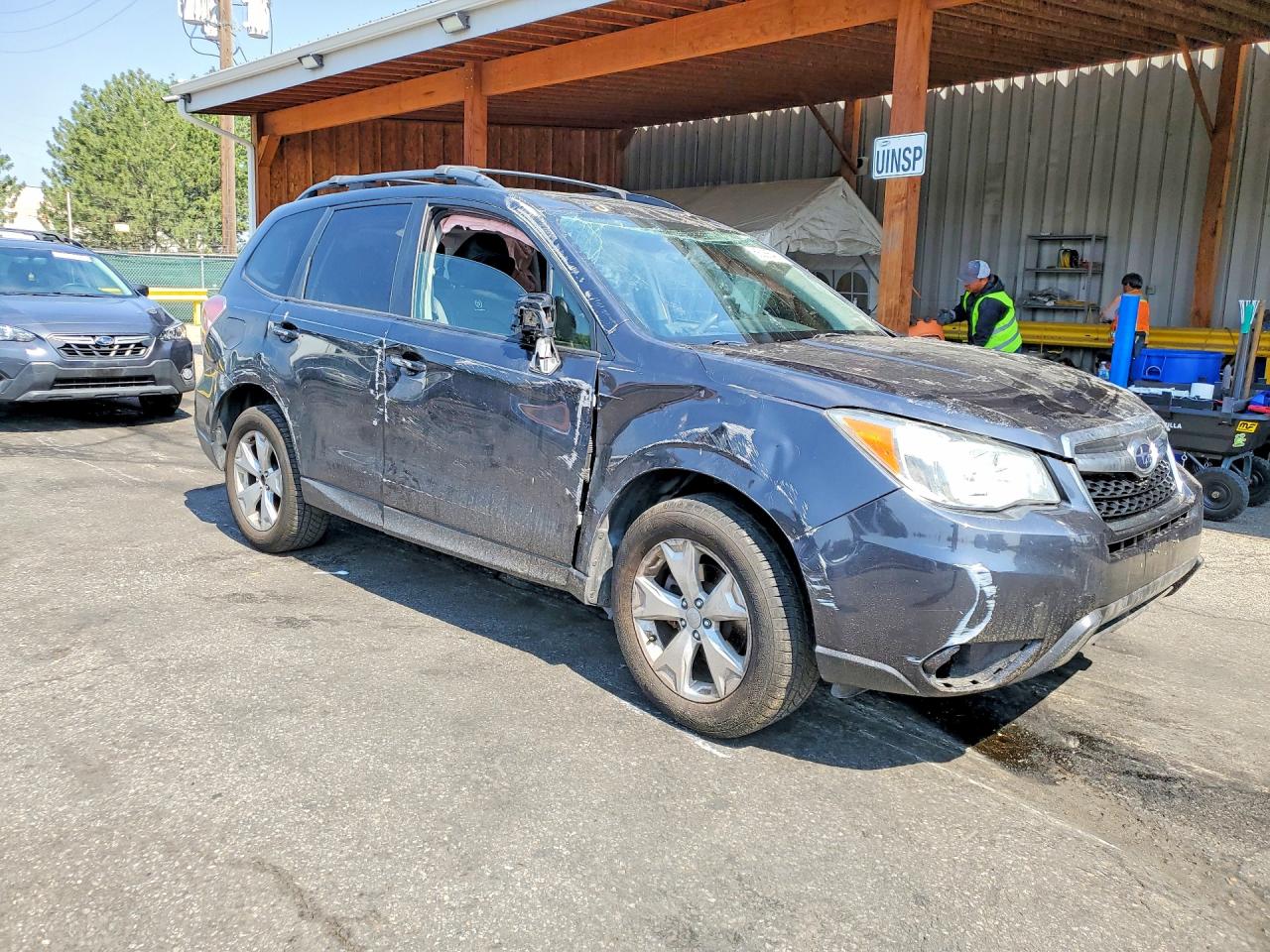2014 Subaru Forester 2.5i Premium Charcoal vin: JF2SJAEC0EH490593