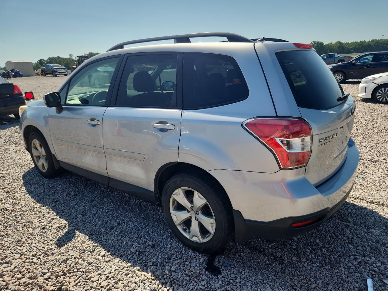 2014 Subaru Forester 2.5i Premium Silver vin: JF2SJAEC0EH523284