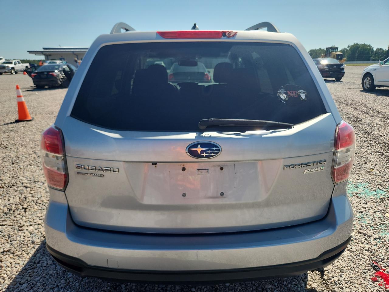 2014 Subaru Forester 2.5i Premium Silver vin: JF2SJAEC0EH523284