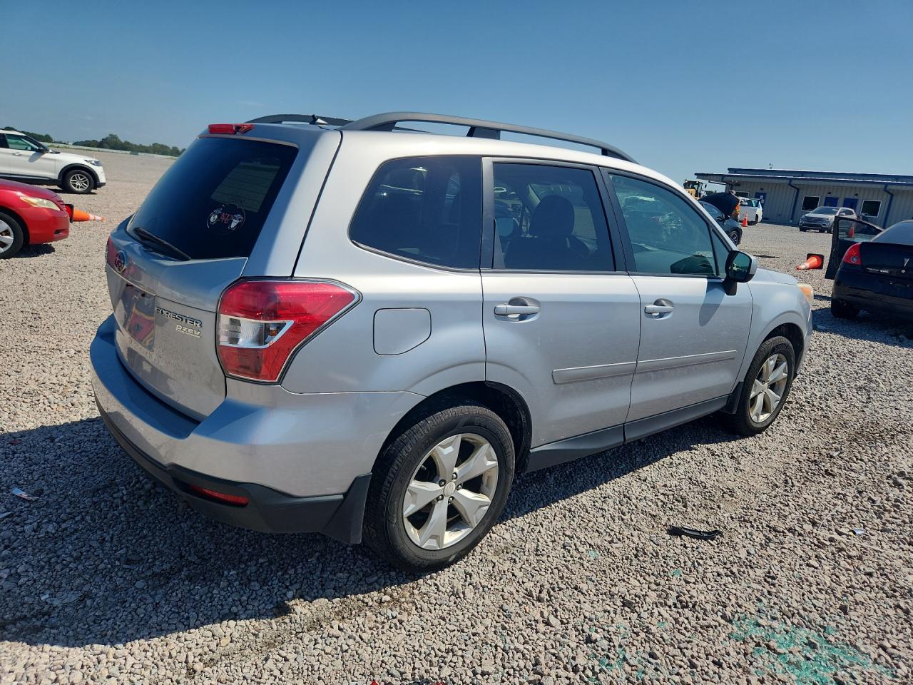 2014 Subaru Forester 2.5i Premium Silver vin: JF2SJAEC0EH523284