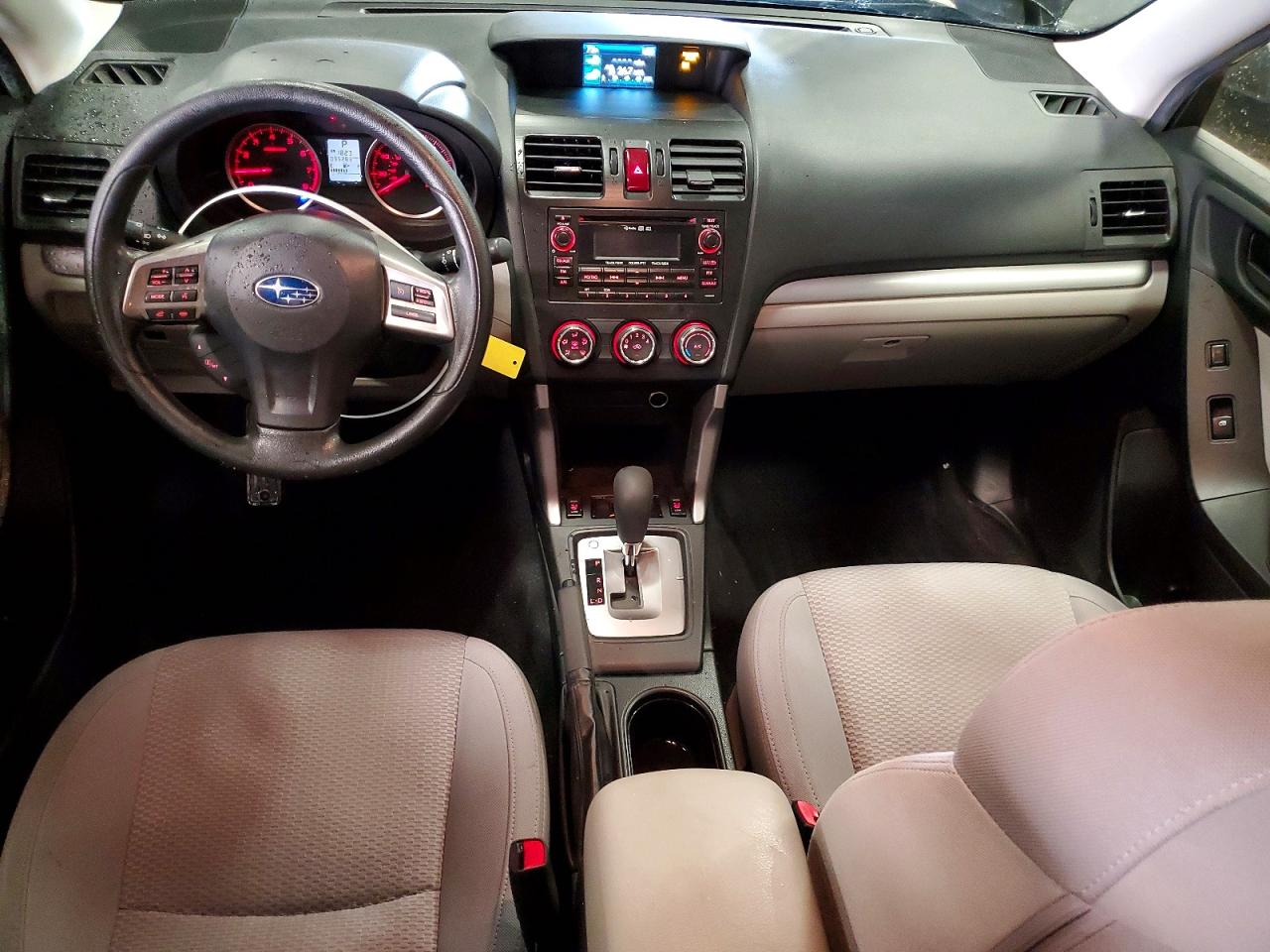 2014 Subaru Forester 2.5i Premium Gray vin: JF2SJAEC0EH535919