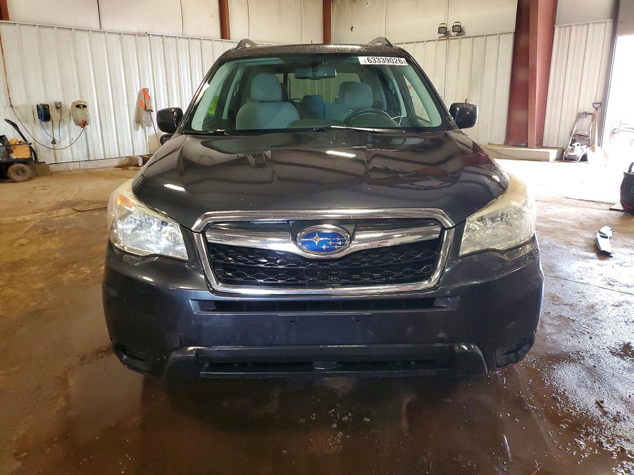 2014 Subaru Forester 2.5i Premium Gray vin: JF2SJAEC0EH535919