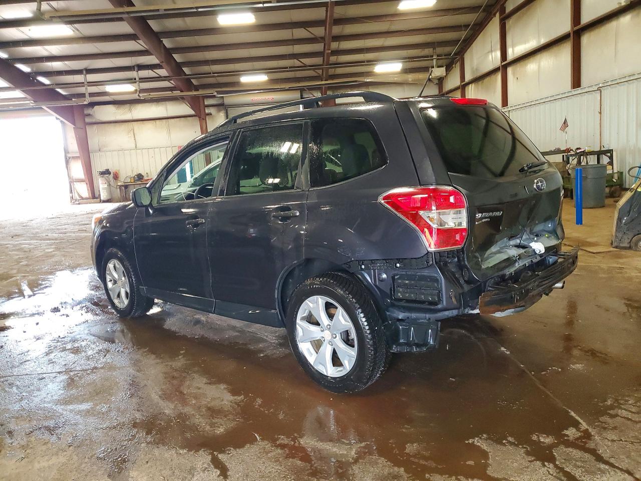 2014 Subaru Forester 2.5i Premium Gray vin: JF2SJAEC0EH535919