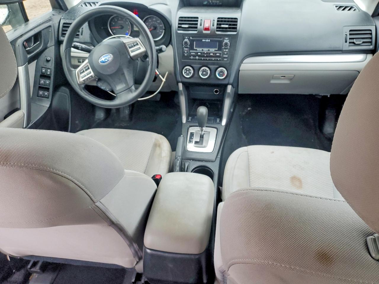 2014 Subaru Forester 2.5i Premium White vin: JF2SJAEC0EH539436