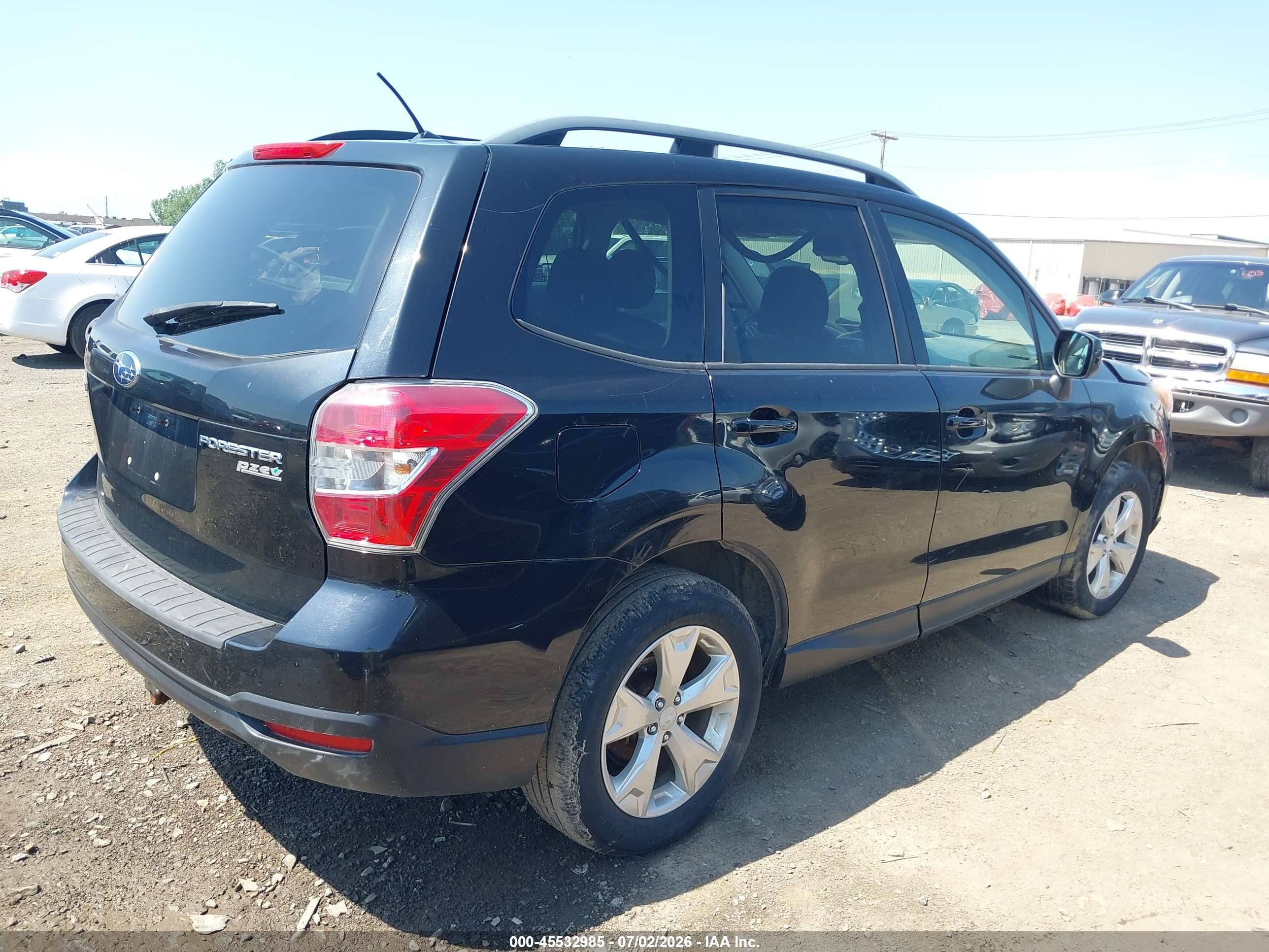 2014 Subaru Forester 2.5i Premium Black vin: JF2SJAEC0EH554728