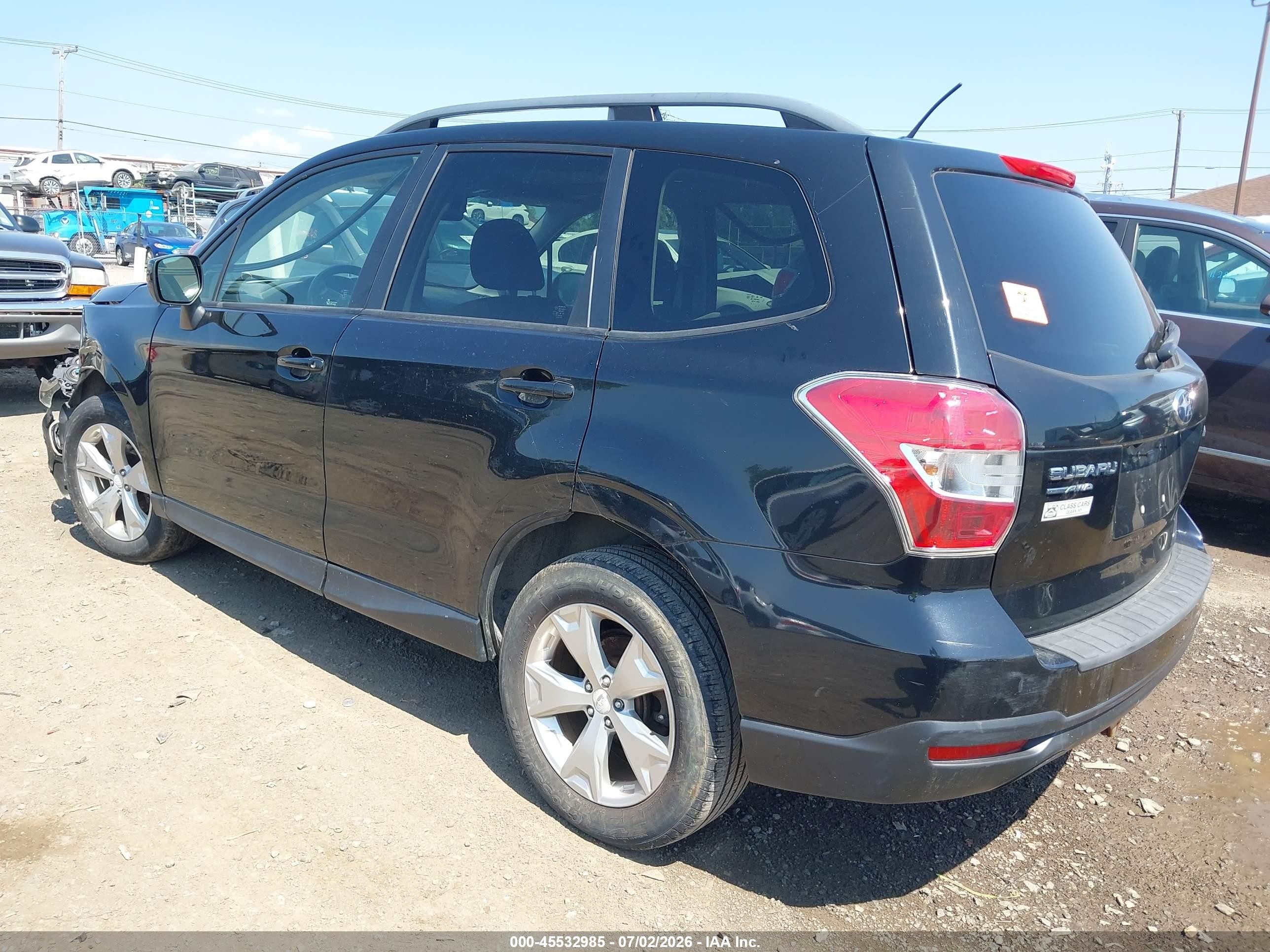 2014 Subaru Forester 2.5i Premium Black vin: JF2SJAEC0EH554728