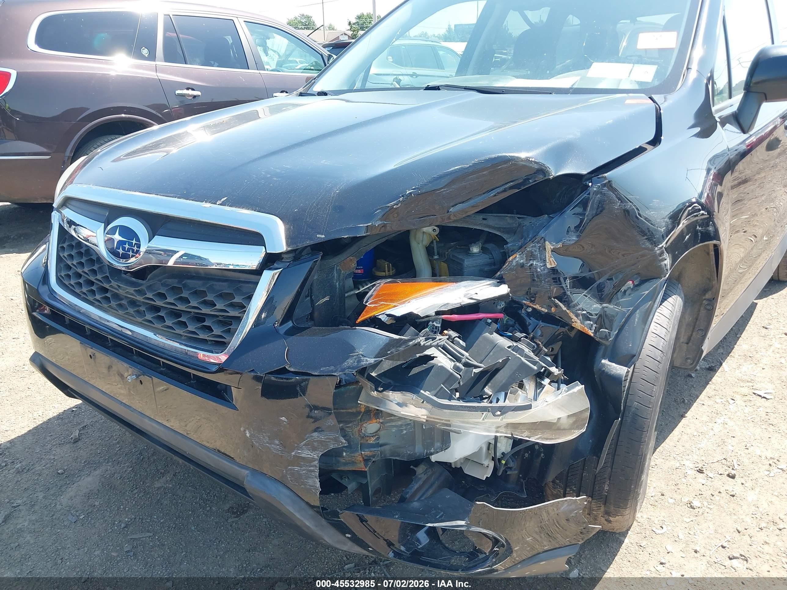2014 Subaru Forester 2.5i Premium Black vin: JF2SJAEC0EH554728