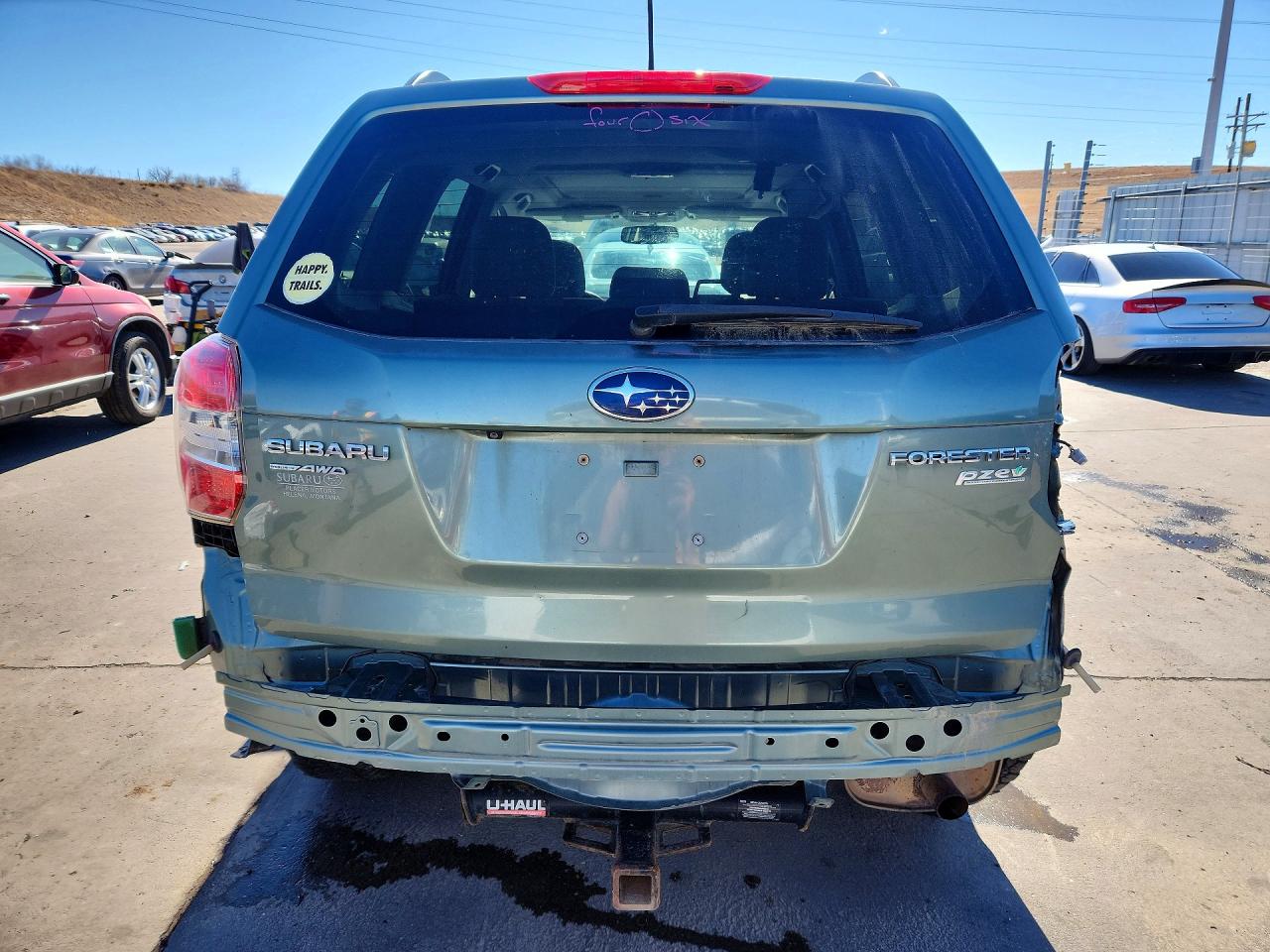 2014 Subaru Forester 2.5i Premium Зеленый vin: JF2SJAEC0EH560030