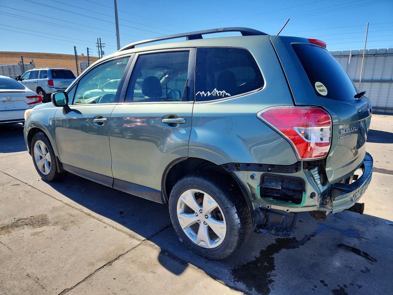 2014 Subaru Forester 2.5i Premium Зеленый vin: JF2SJAEC0EH560030
