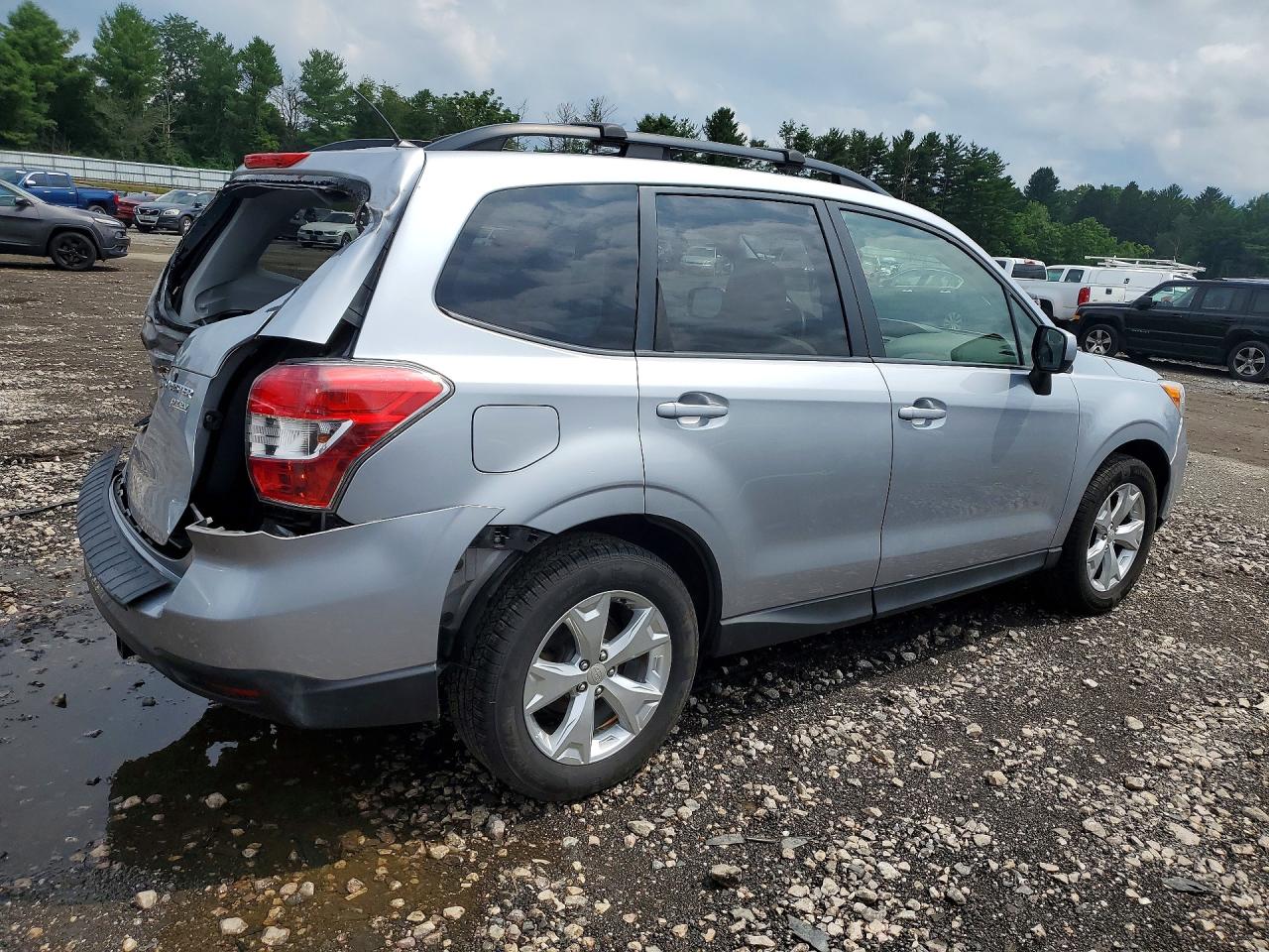 2014 Subaru Forester 2.5i Premium Серебряный vin: JF2SJAEC1EH403221