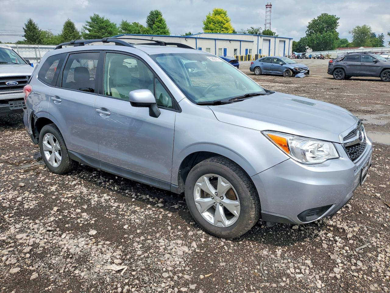 2014 Subaru Forester 2.5i Premium Серебряный vin: JF2SJAEC1EH403221